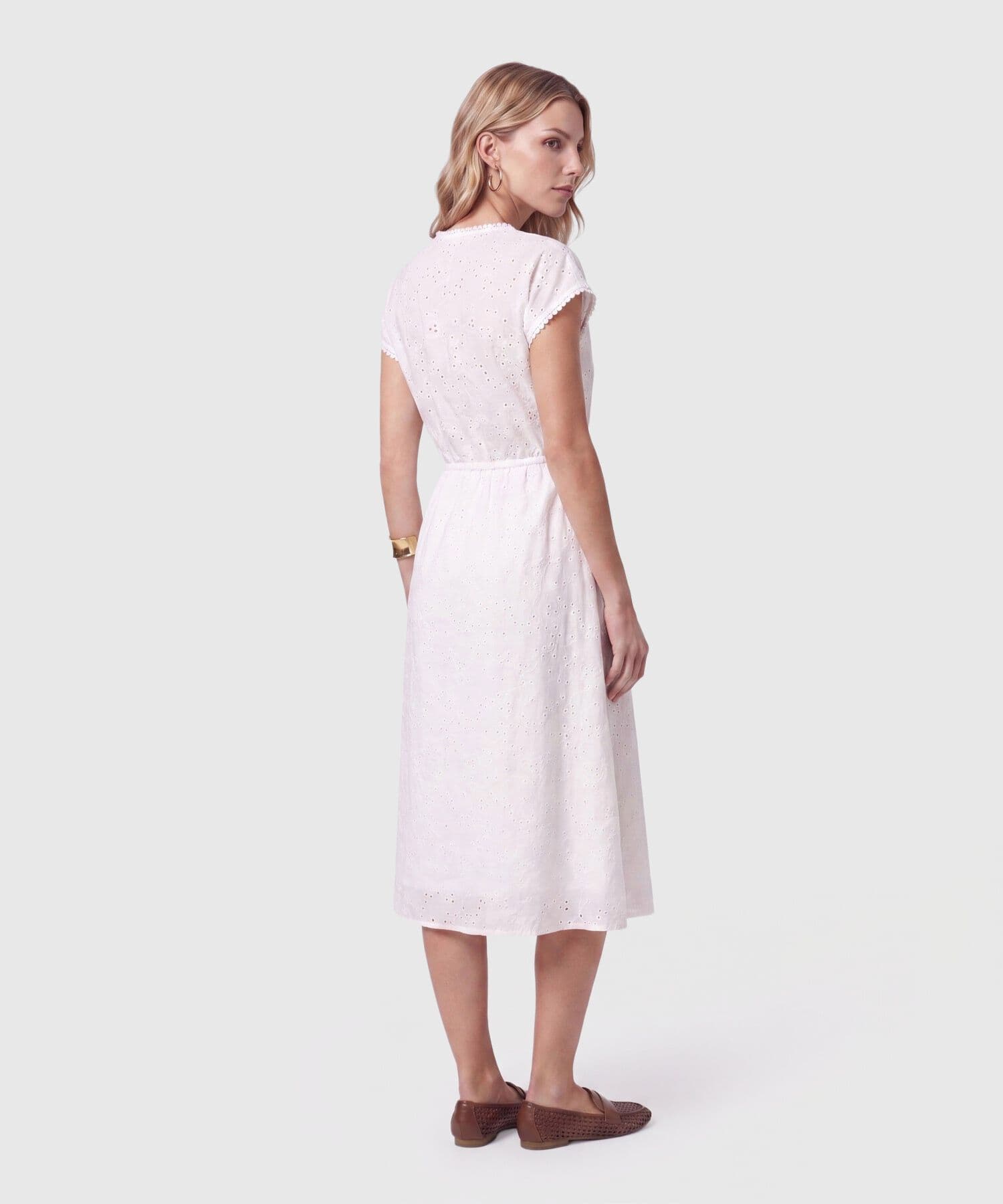 Vestido Coral de Viaje blanco para mujer, vista 4