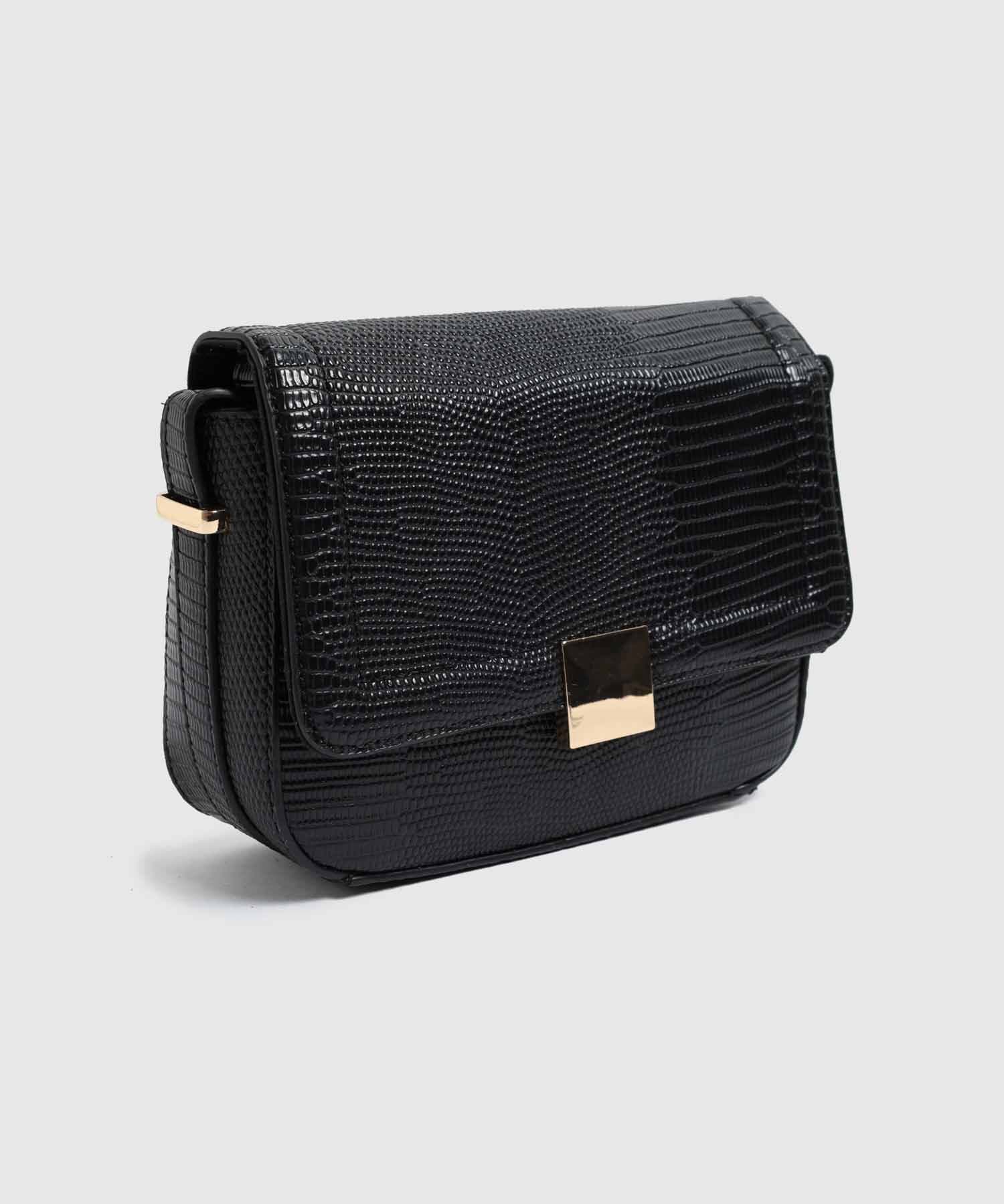 Bolso Renata Relajado negro para mujer, vista 2