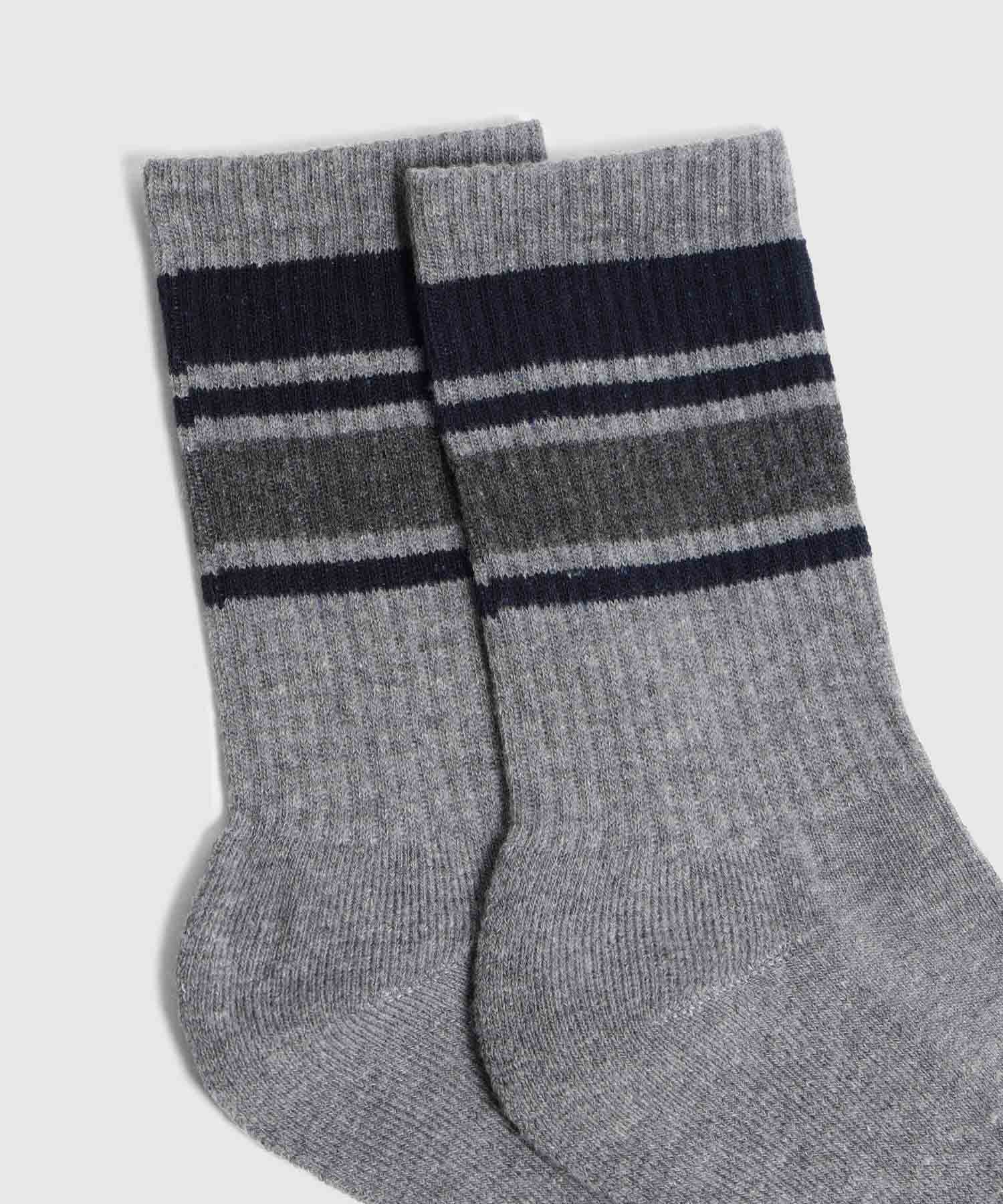 Medias Horizonte Clásico gris humo para hombre, vista 2