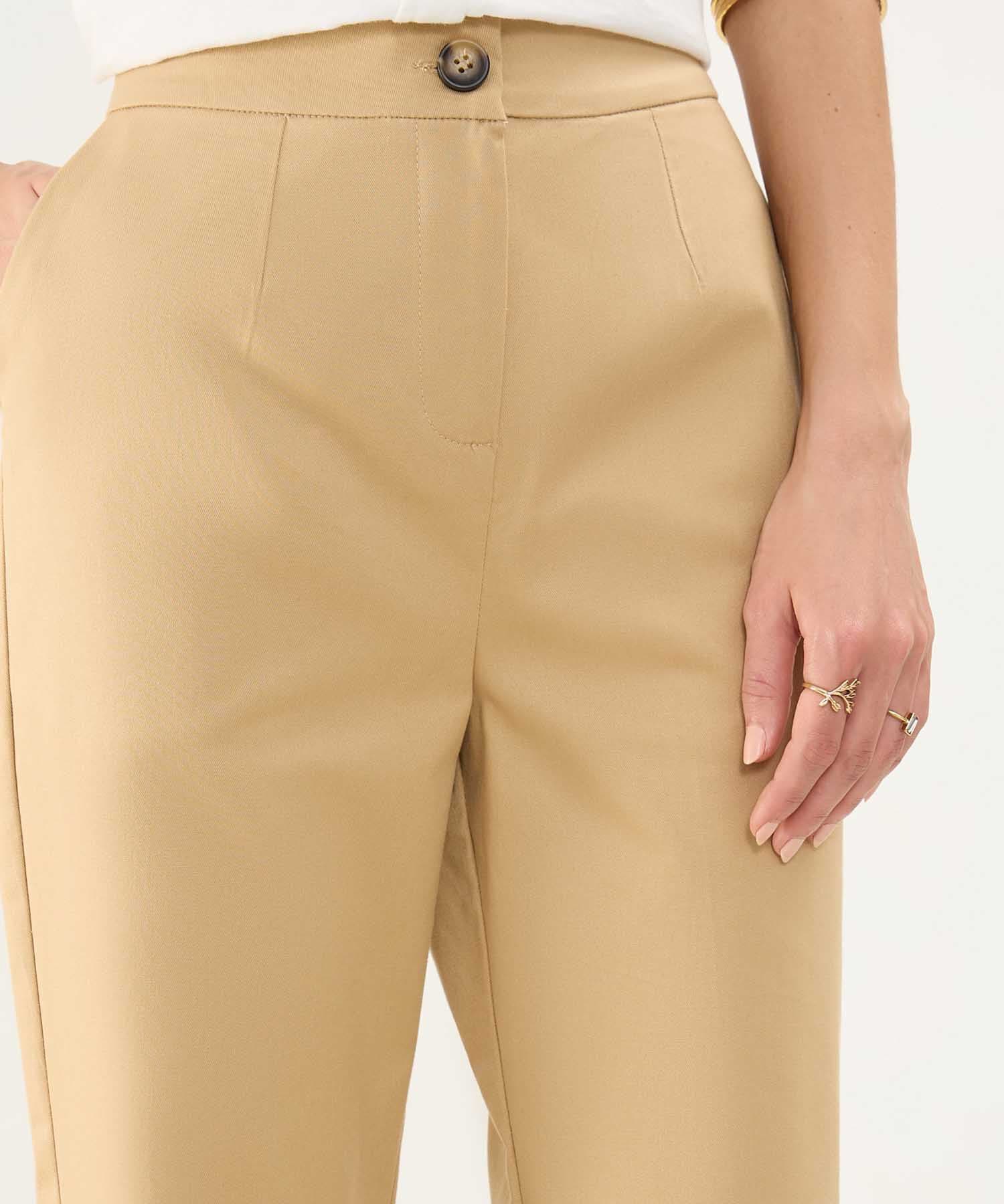 Pantalón Granada Esencial café para mujer, vista 3