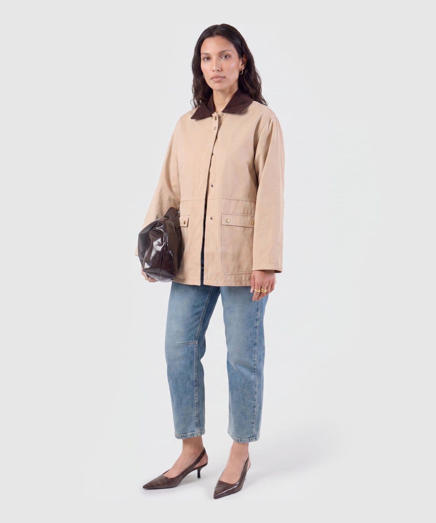 Chaqueta Selva Ligero arena para mujer, vista 2
