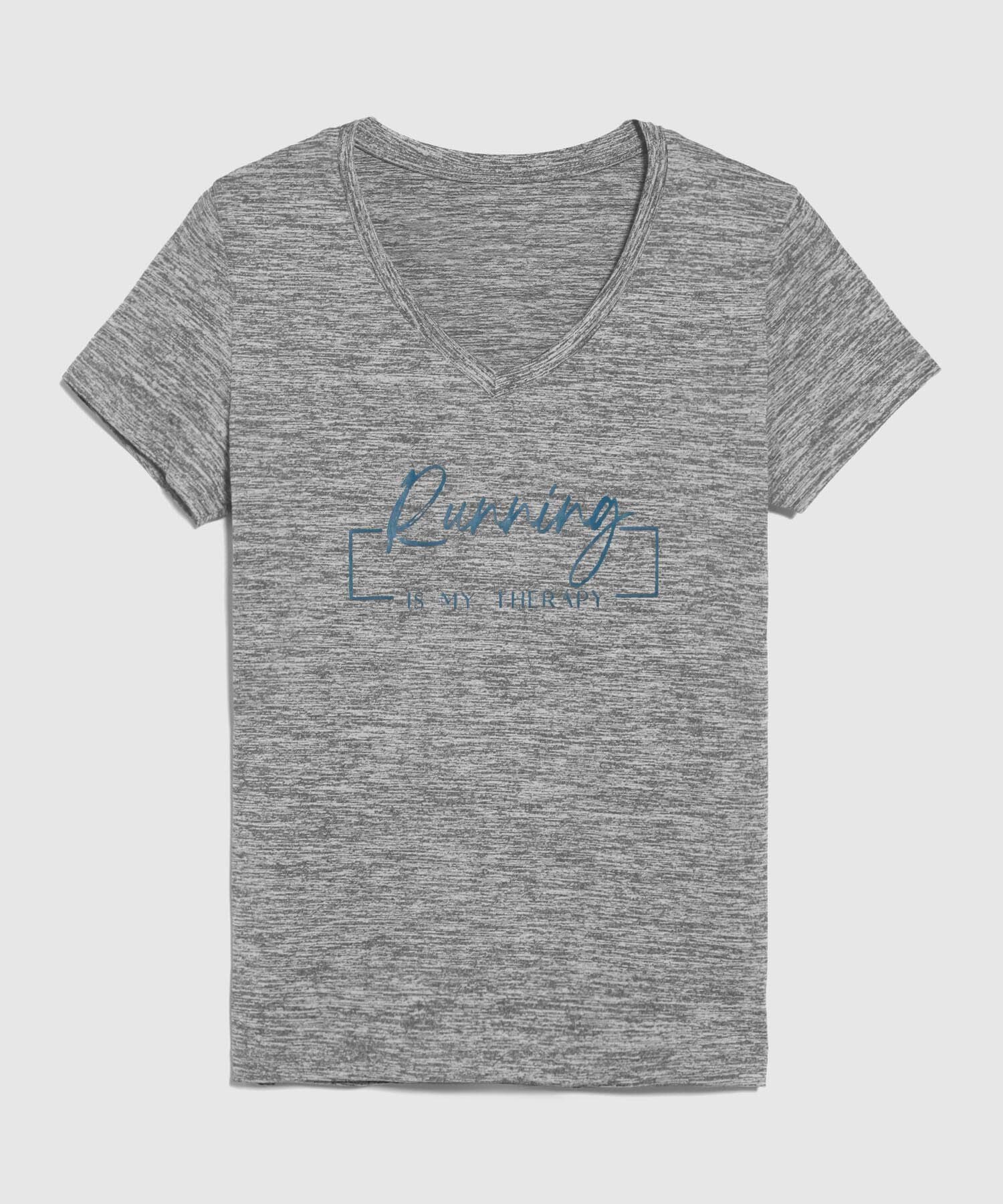 Camiseta Granada Esencial gris humo para mujer, vista 5
