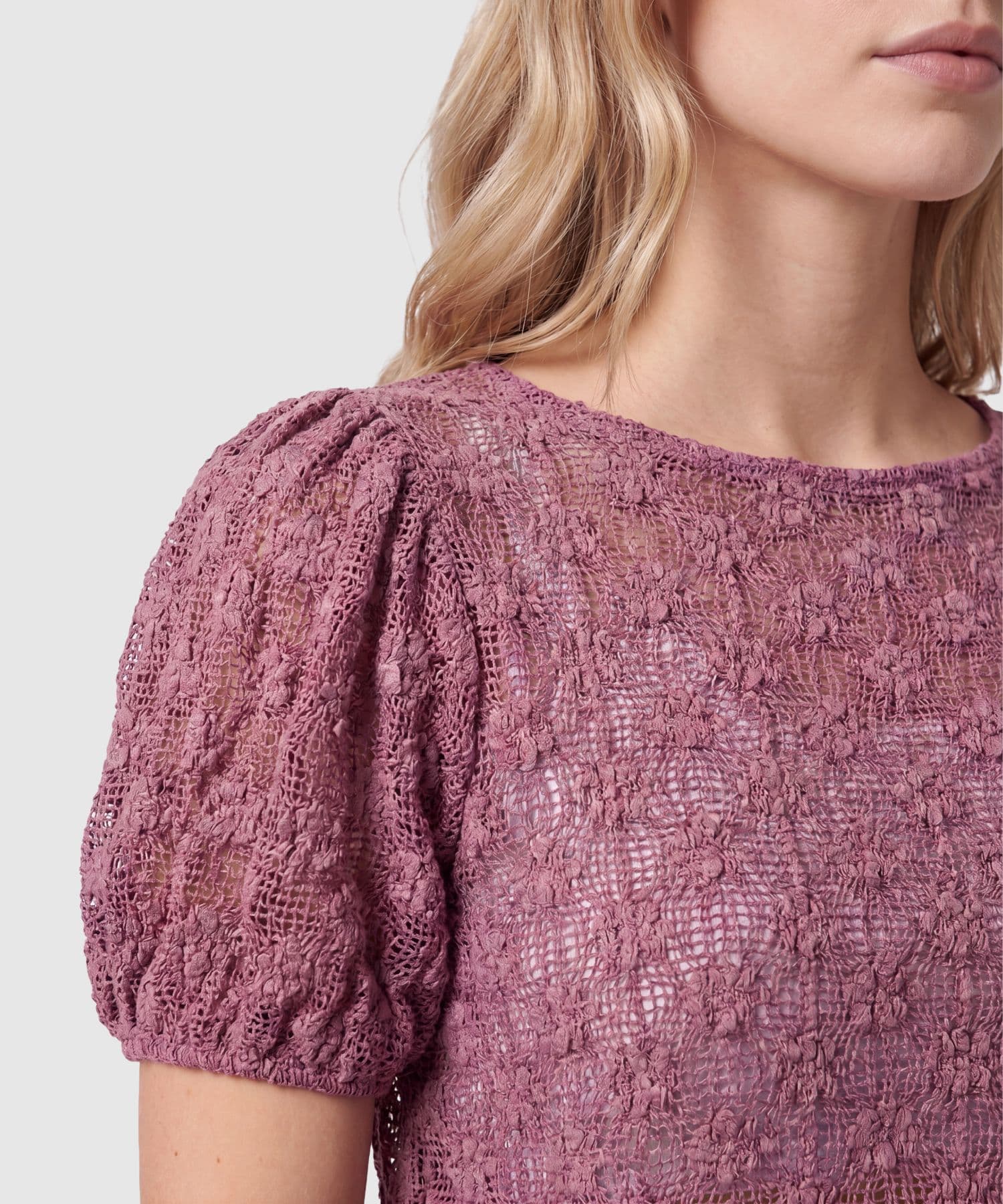 Camiseta Río Ligero gris humo para mujer, vista 3