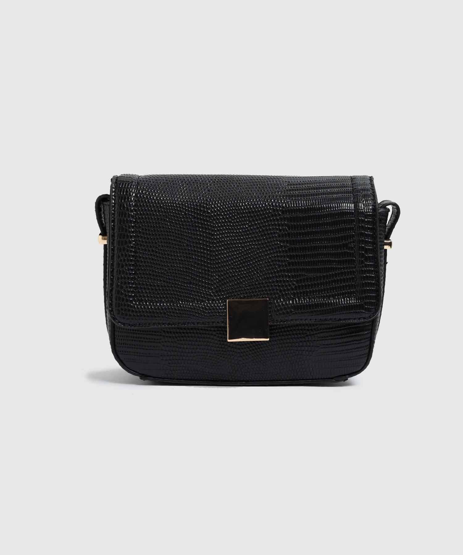 Bolso Renata Relajado negro para mujer, vista 4