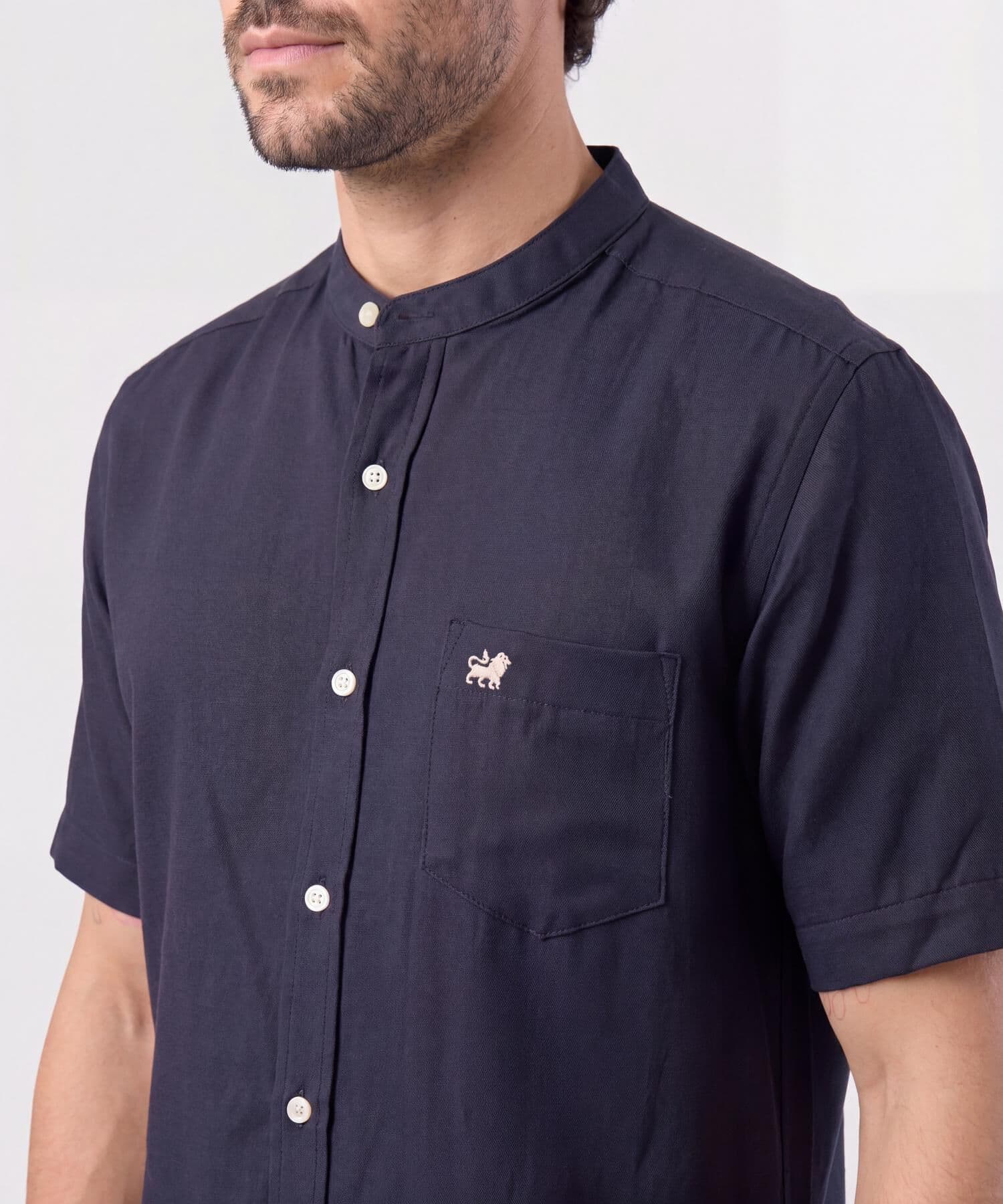 Camisa Salina Sastre azul marino para hombre, vista 3