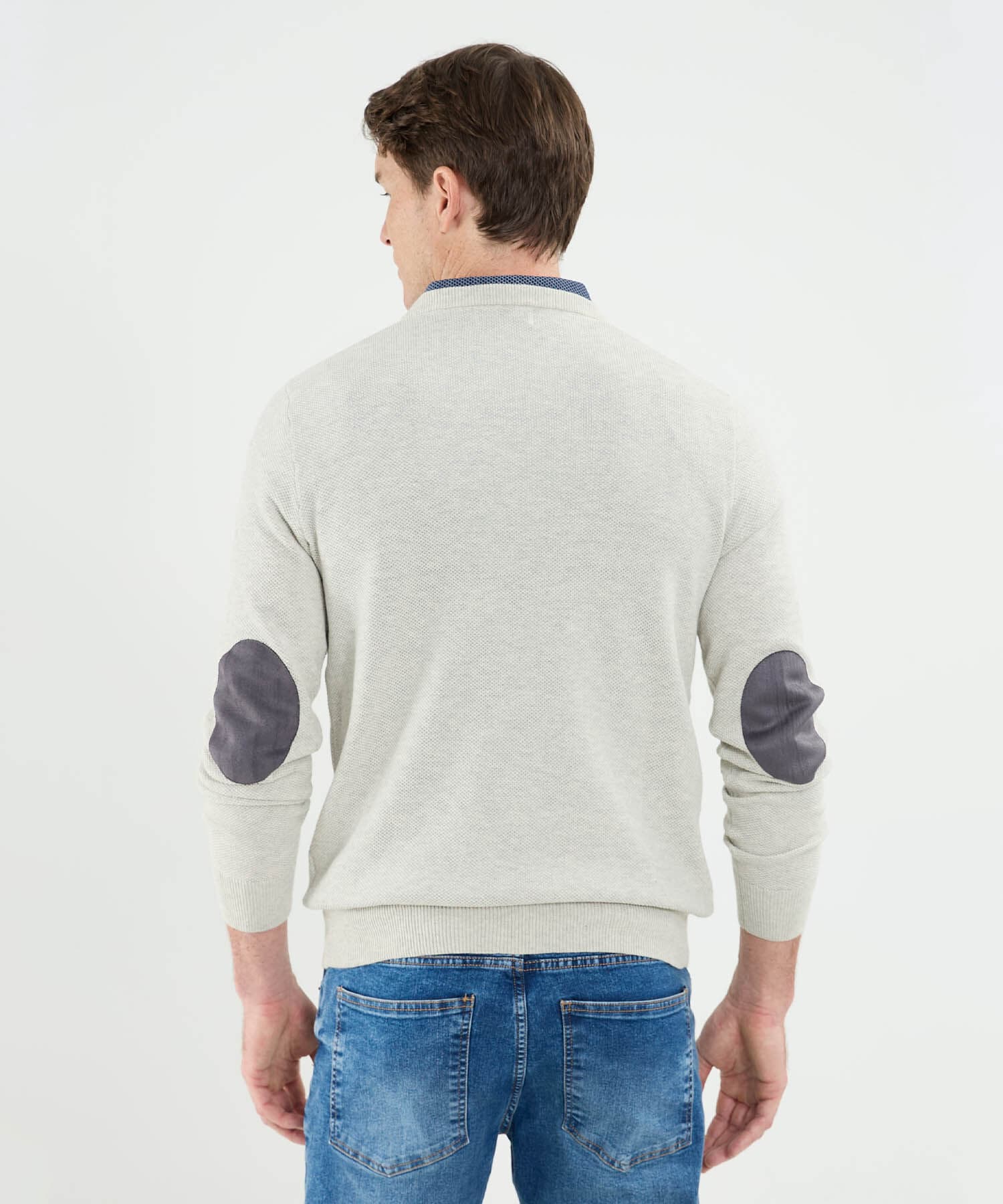 Buzo Dorada Fluido arena para hombre, vista 4