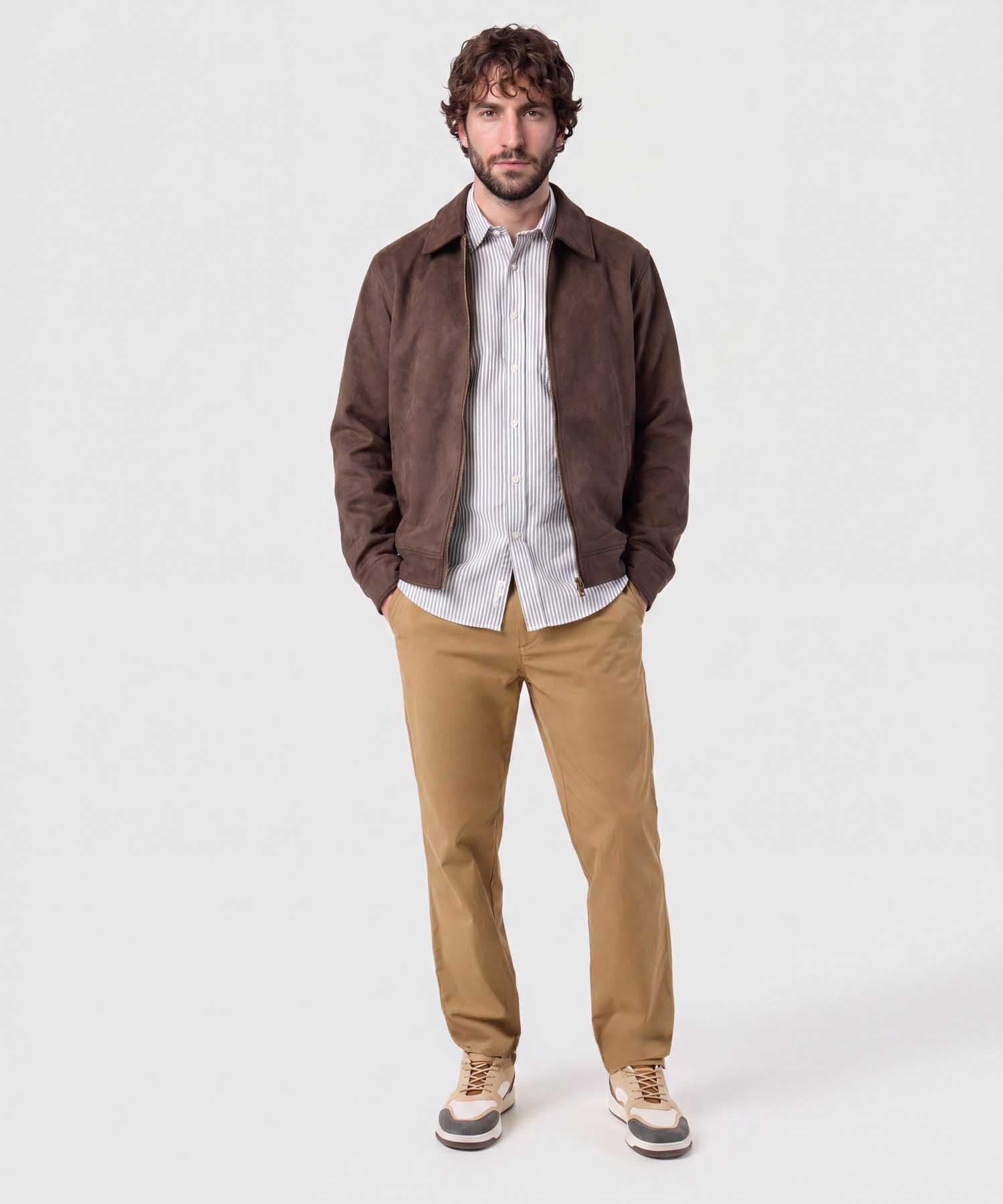 Camisa Siena de Viaje azul marino para hombre, vista 2