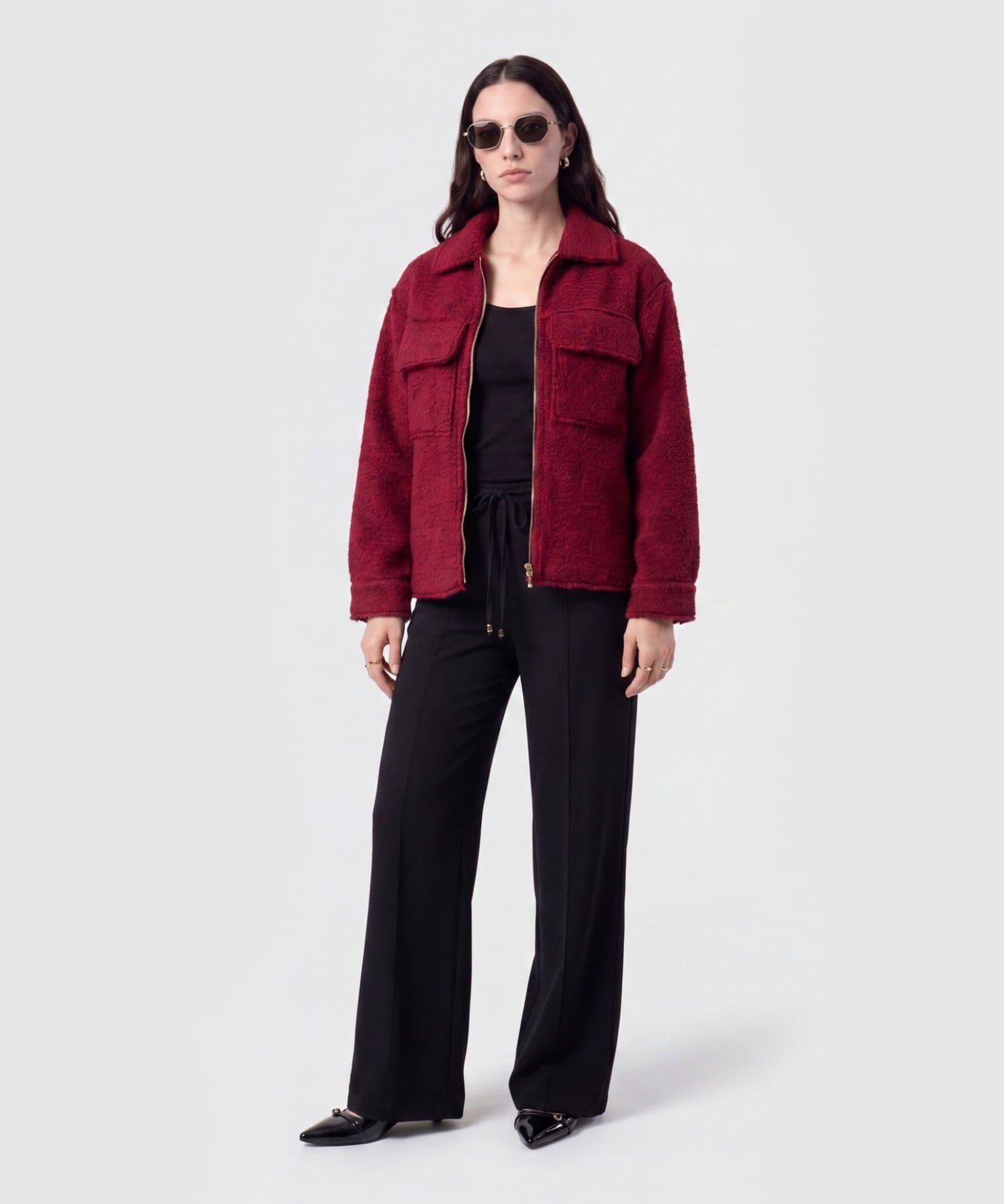 Pantalón Salina Esencial negro para mujer, vista 2