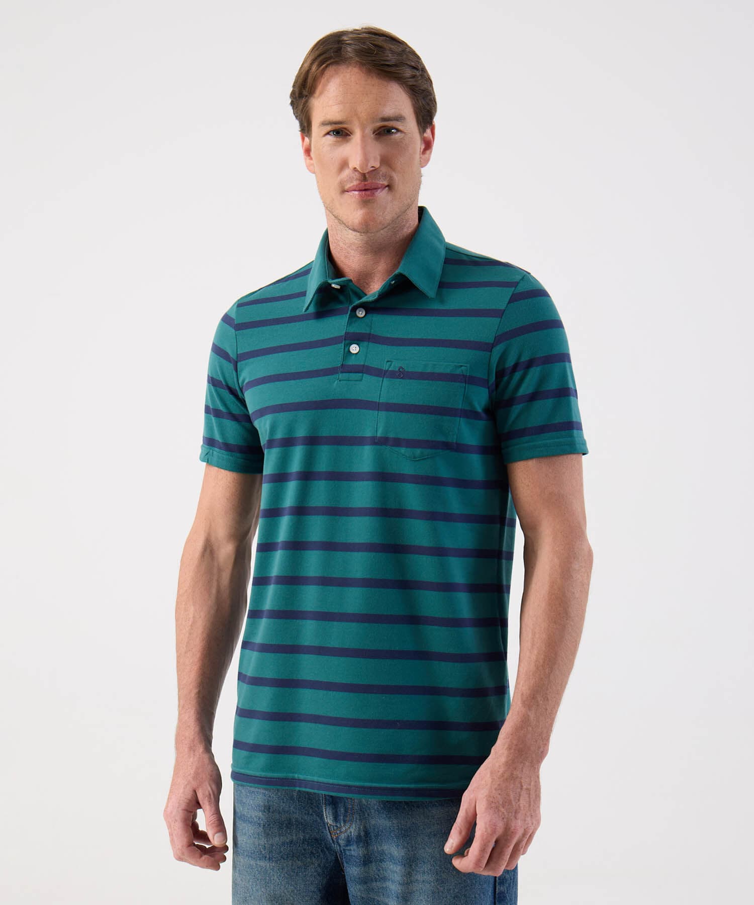 Polo Celeste Ligero verde oliva para hombre, vista principal