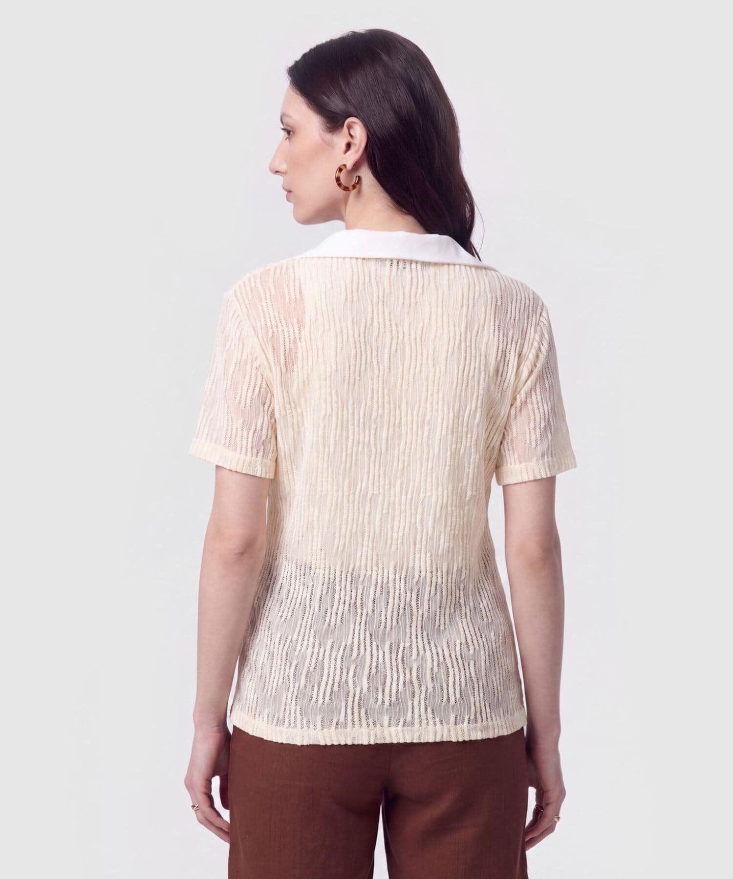 Polo Selva de Día lila para mujer, vista 4