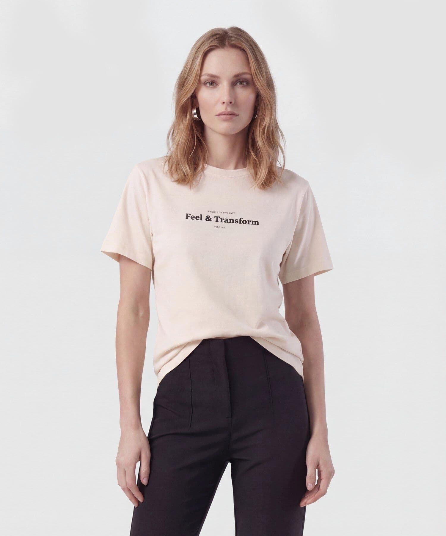 Camiseta Isadora Urbano arena para mujer, vista principal