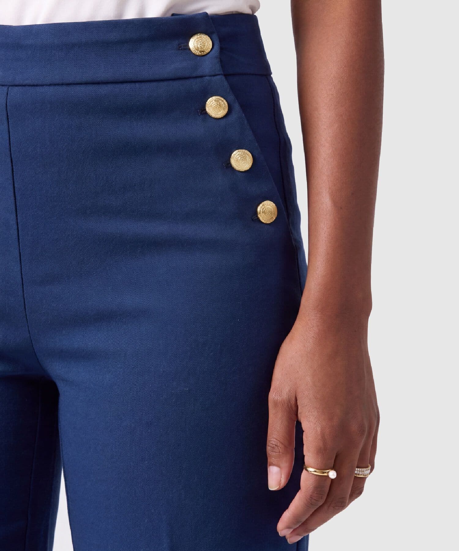 Pantalón Brisa Suave azul marino para mujer, vista 3