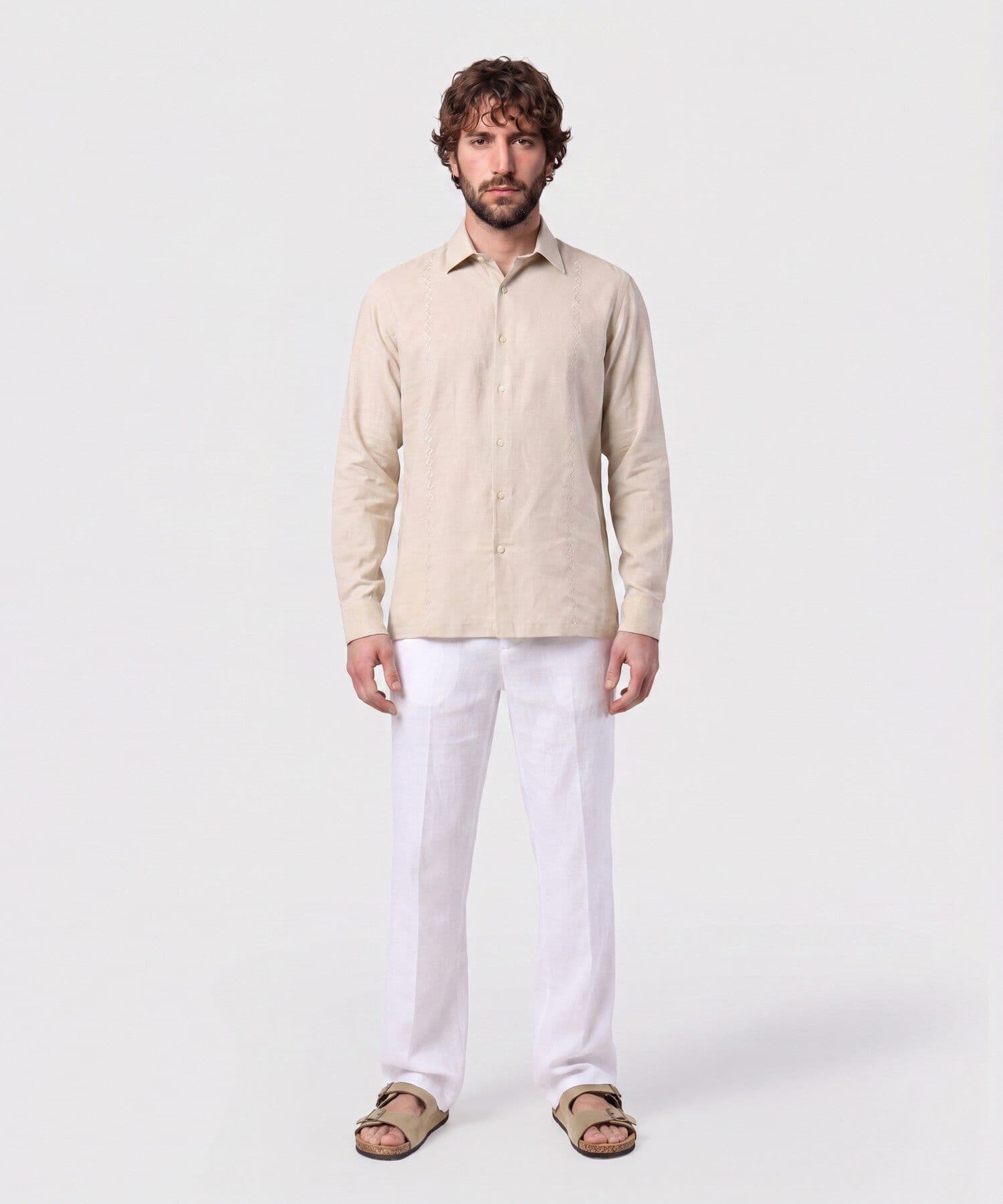 Camiseta Solana de Viaje café para hombre, vista 2