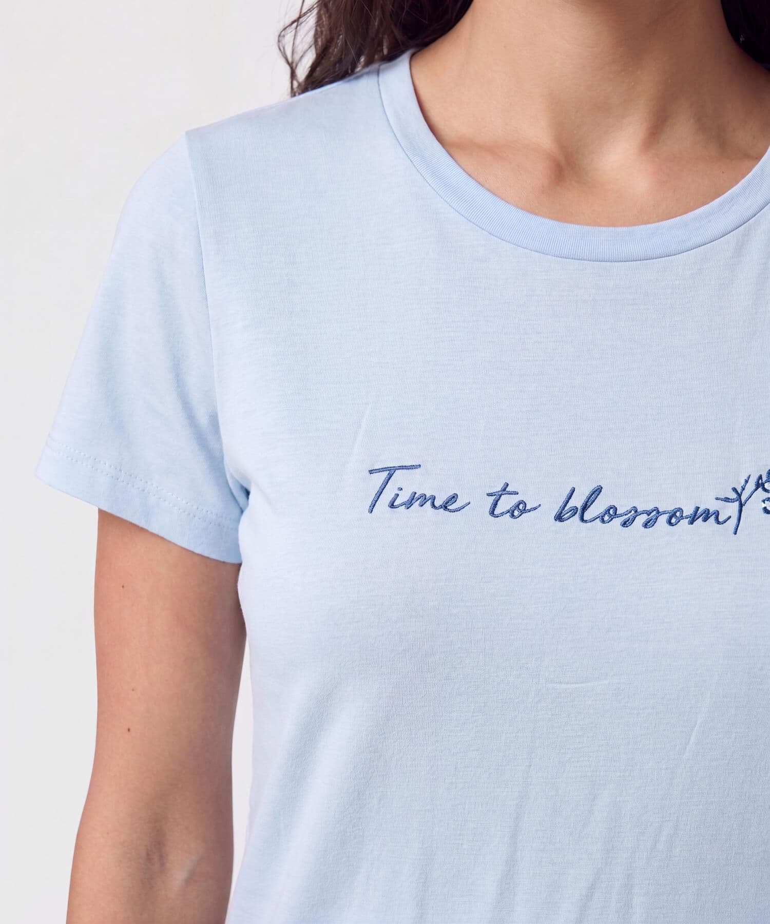 Camiseta Valentina Ligero azul marino para mujer, vista 3