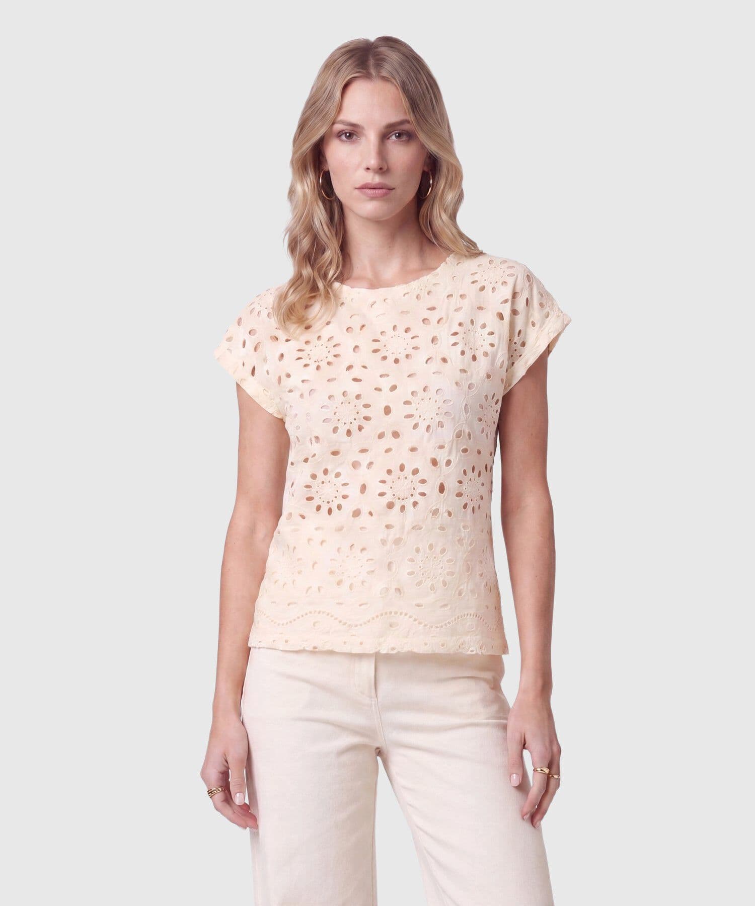 Blusa Horizonte Ligero azul índigo para mujer, vista principal