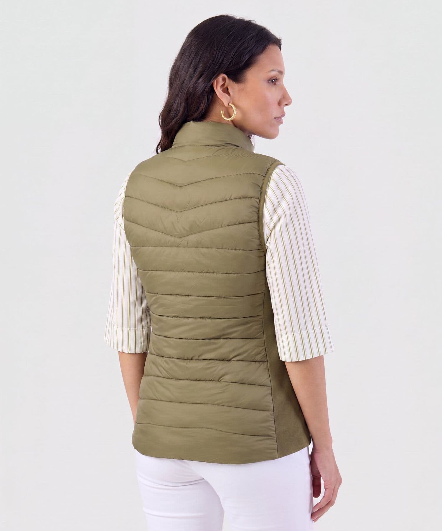 Buzo Guayacán Relajado verde oliva para mujer, vista 4