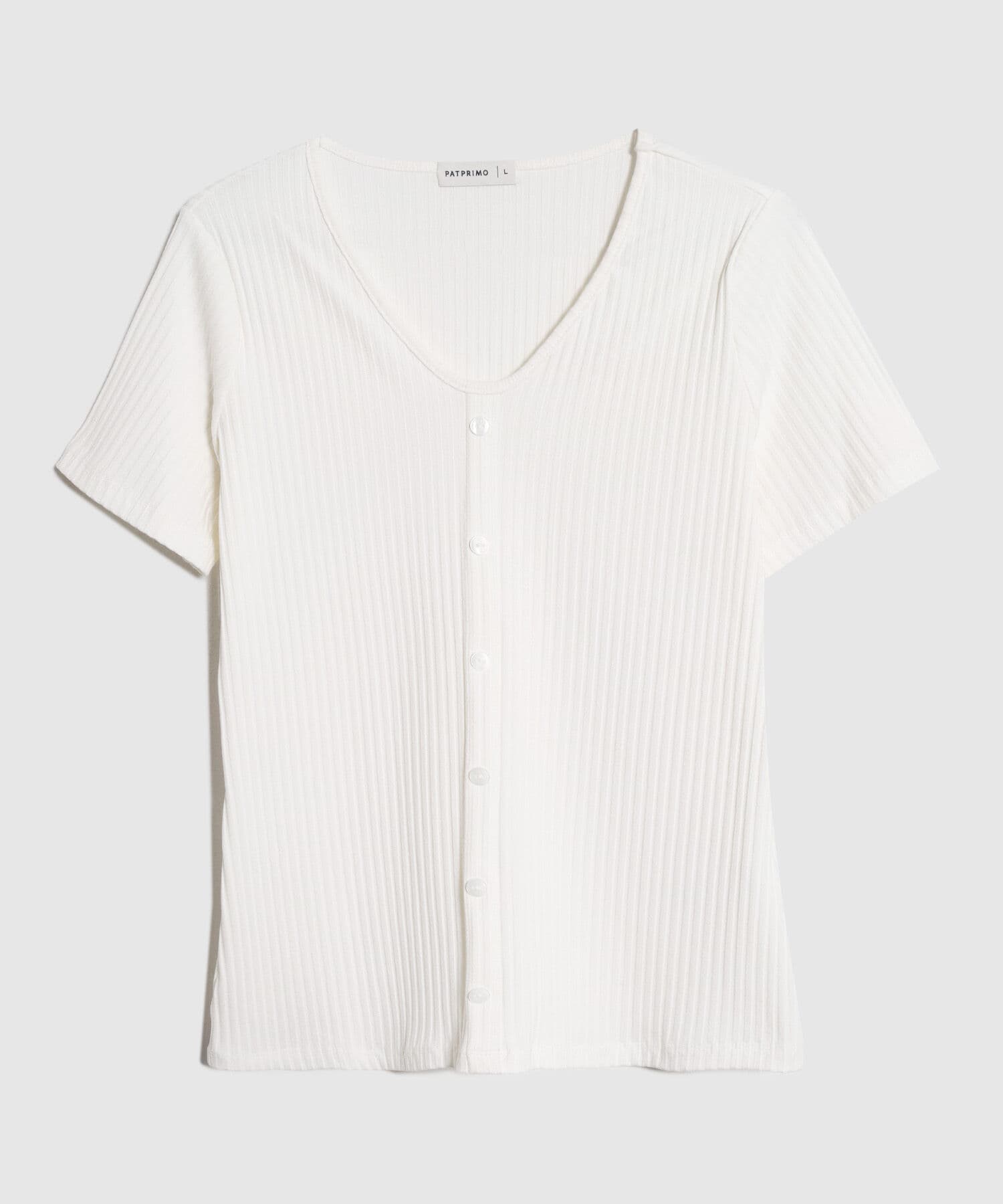 Camiseta Amalia Fluido blanco para mujer, vista principal
