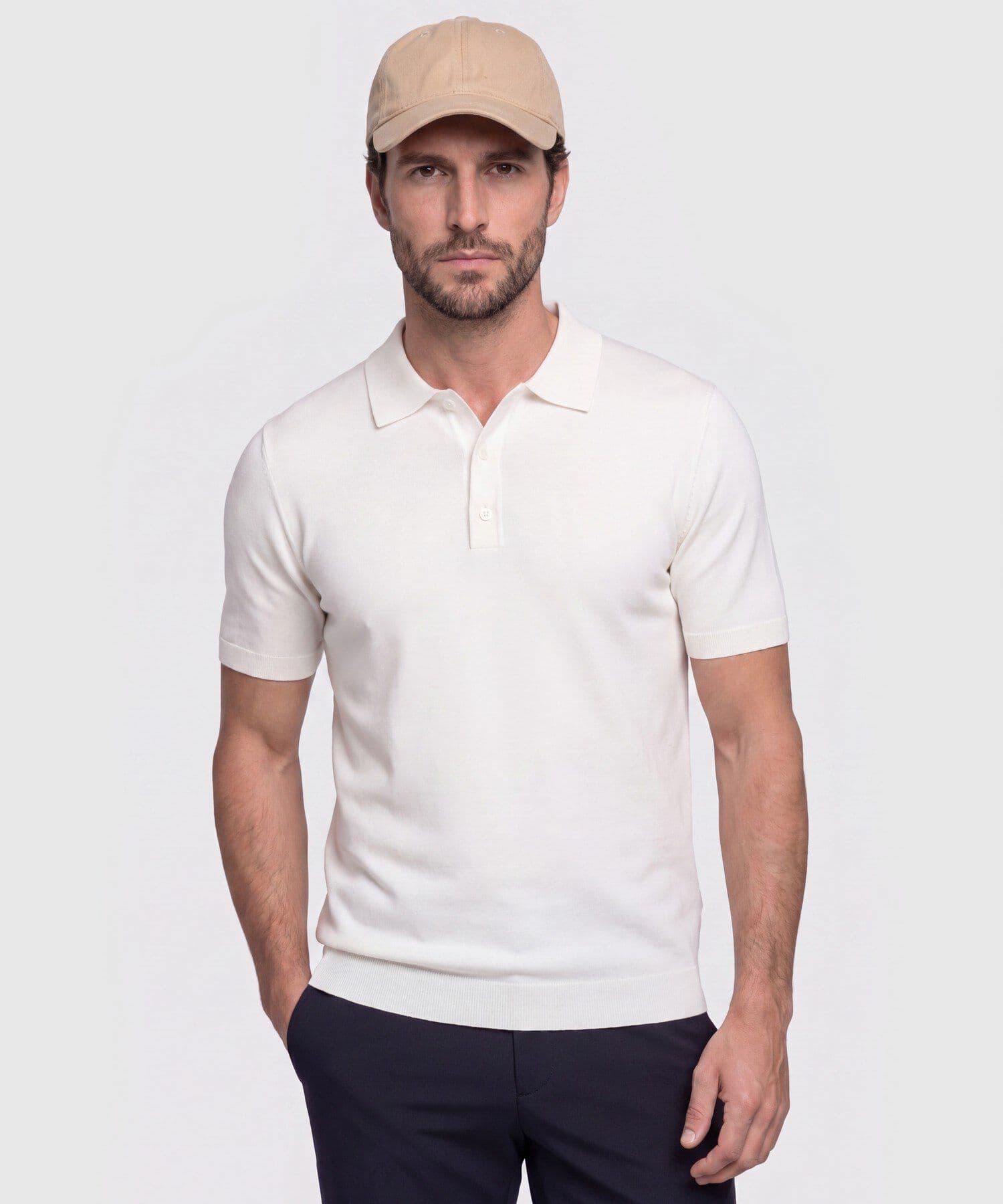 Polo Flora Minimalista multicolor para hombre, vista principal