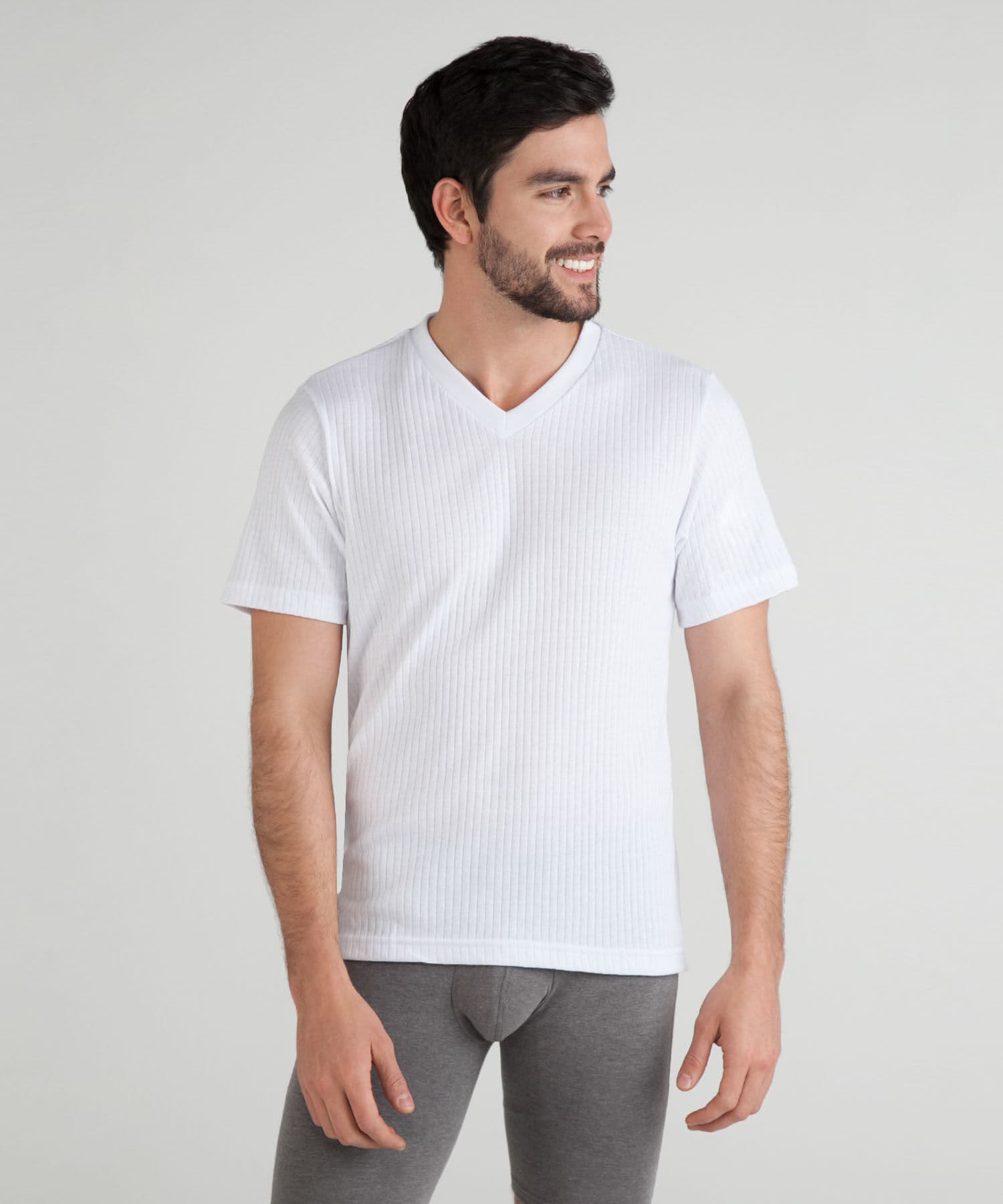 Camiseta Violeta Fluido blanco para hombre, vista principal