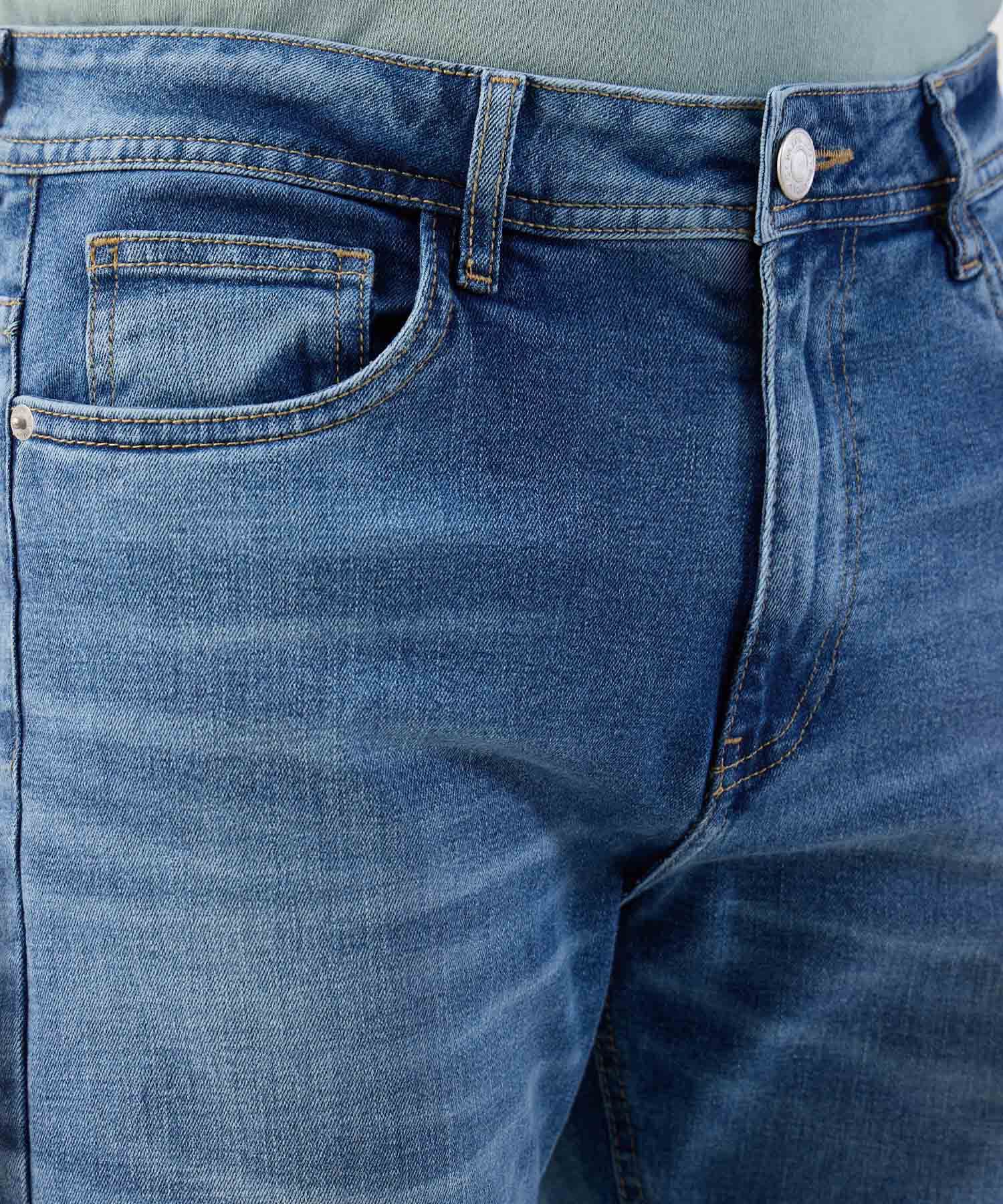 Jean Solana Texturizado azul marino para hombre, vista 3