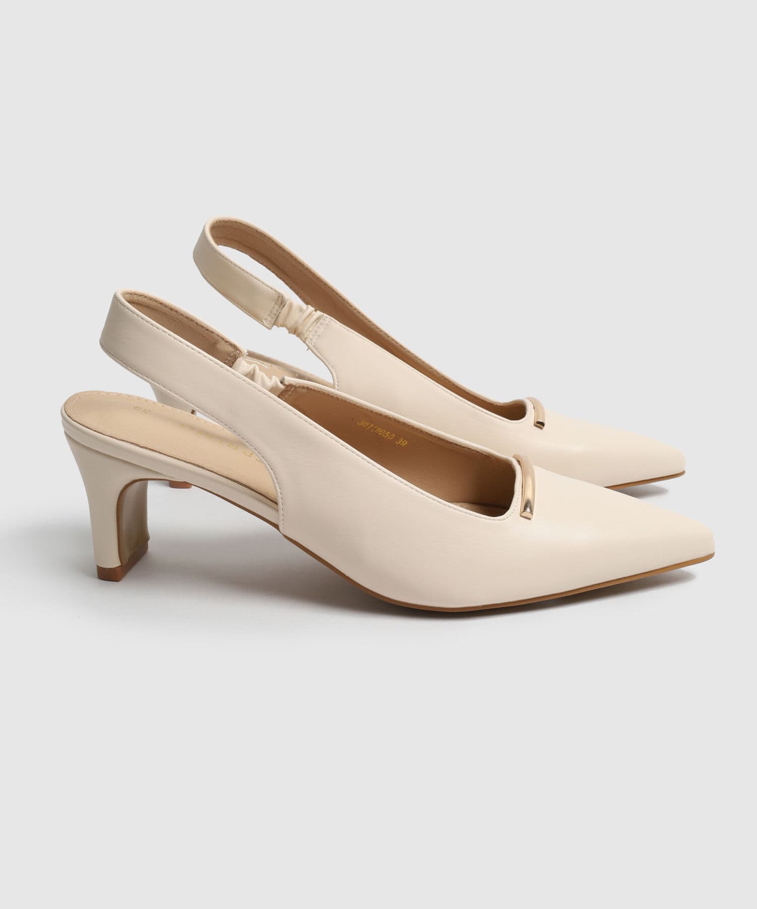 Tacón Orquídea Ligero arena para mujer, vista 2