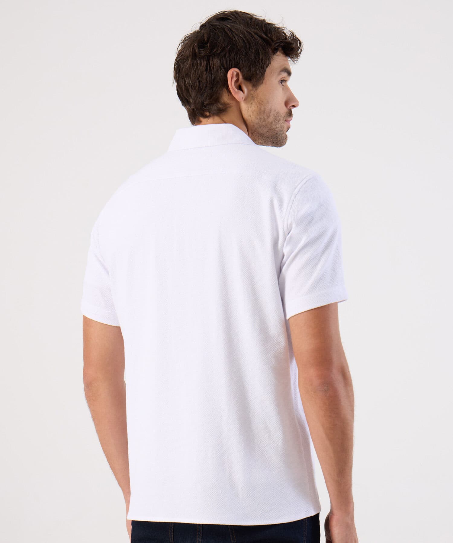 Camisa Guayacán de Ciudad blanco para hombre, vista 4