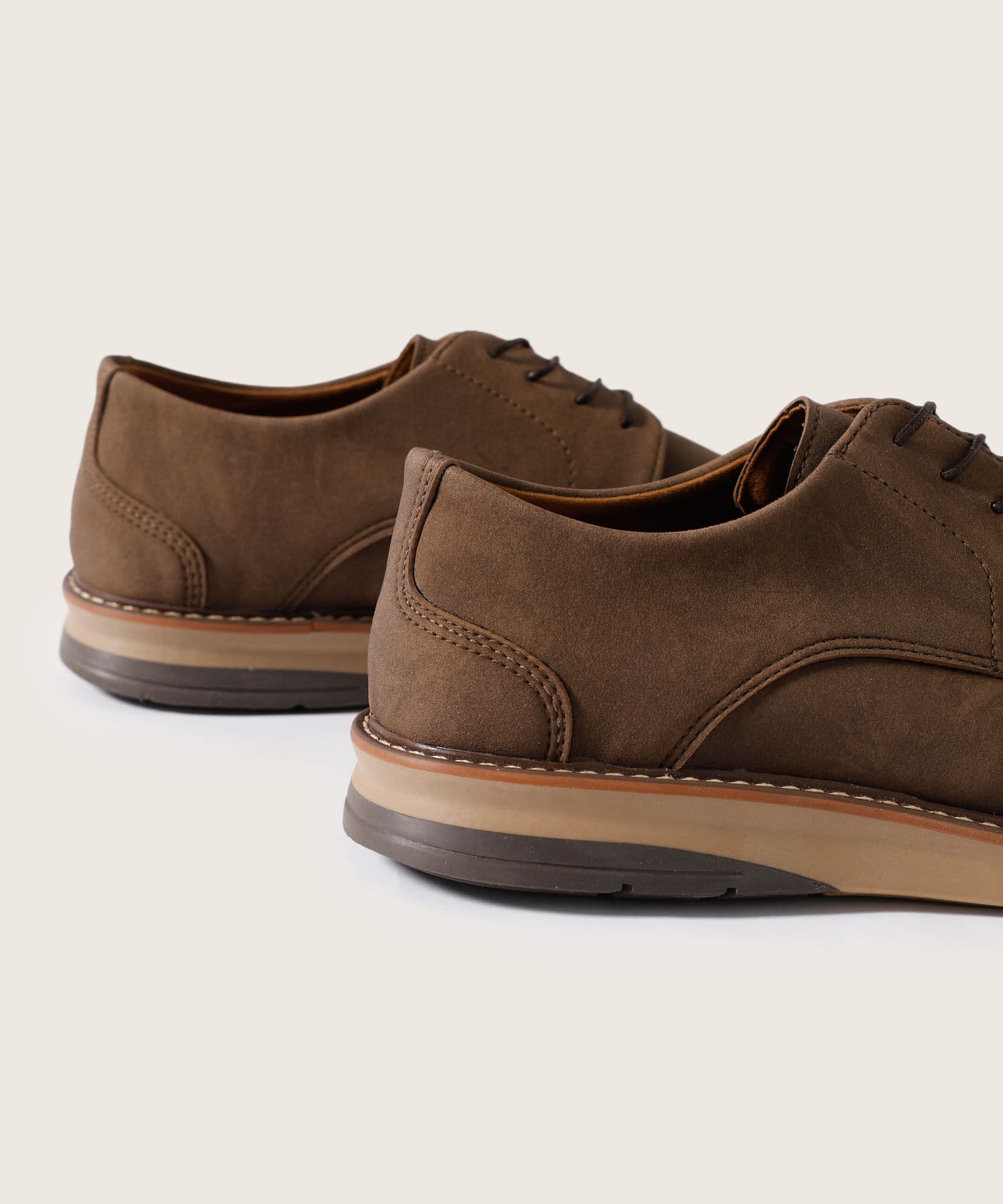 Zapatos Amalia Minimalista café para hombre, vista 4