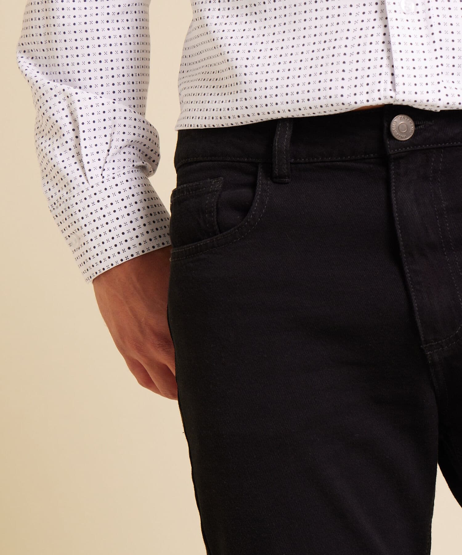 Jean Cauce de Viaje negro para hombre, vista 3