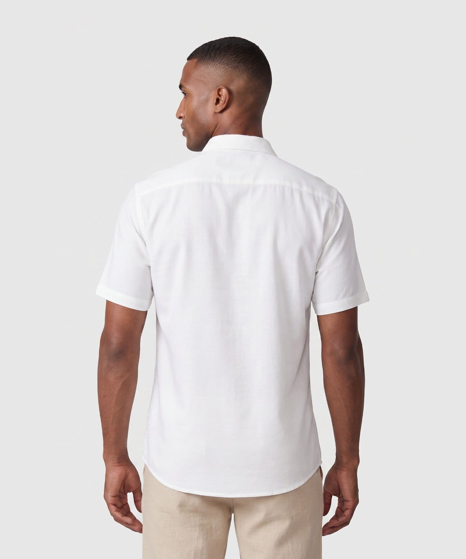 Camisa Violeta Esencial blanco para hombre, vista 4