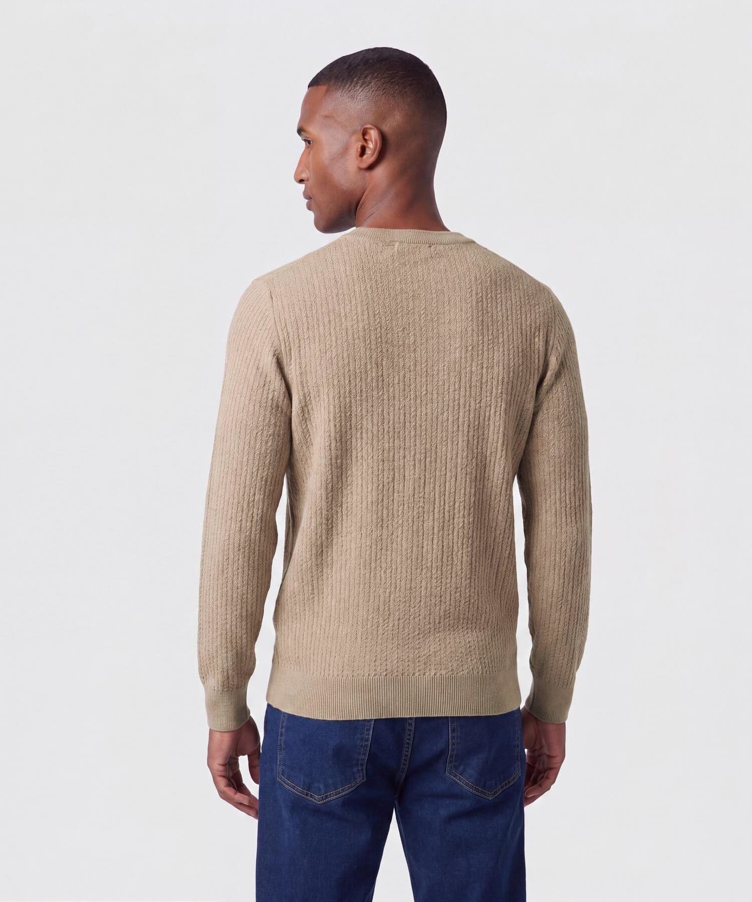 Buzo Salina Esencial café para hombre, vista 4