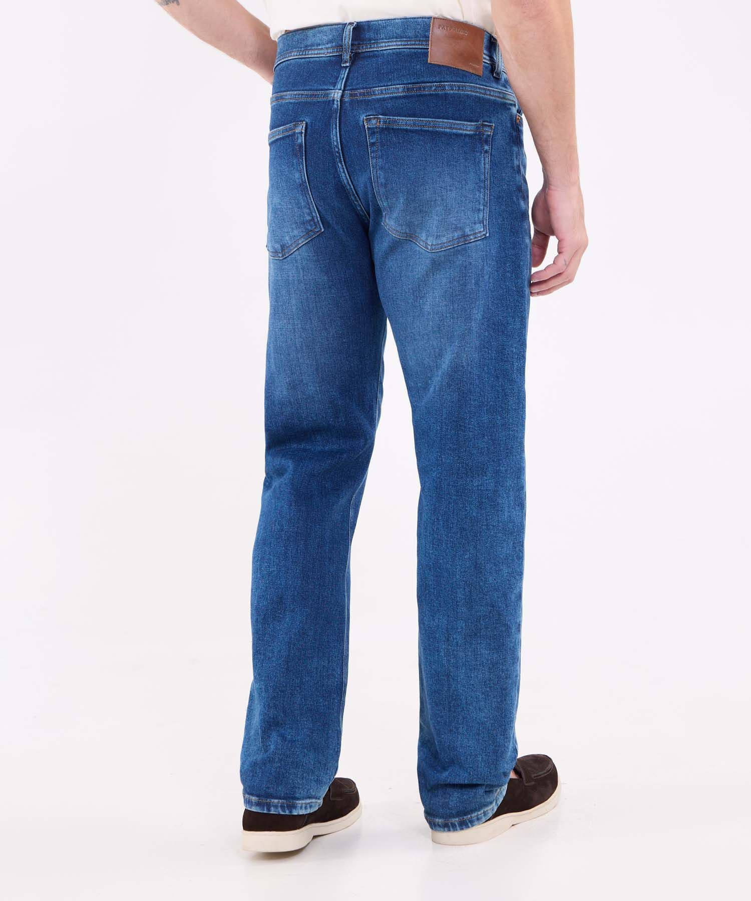 Jean Marea Relajado azul marino para hombre, vista 4