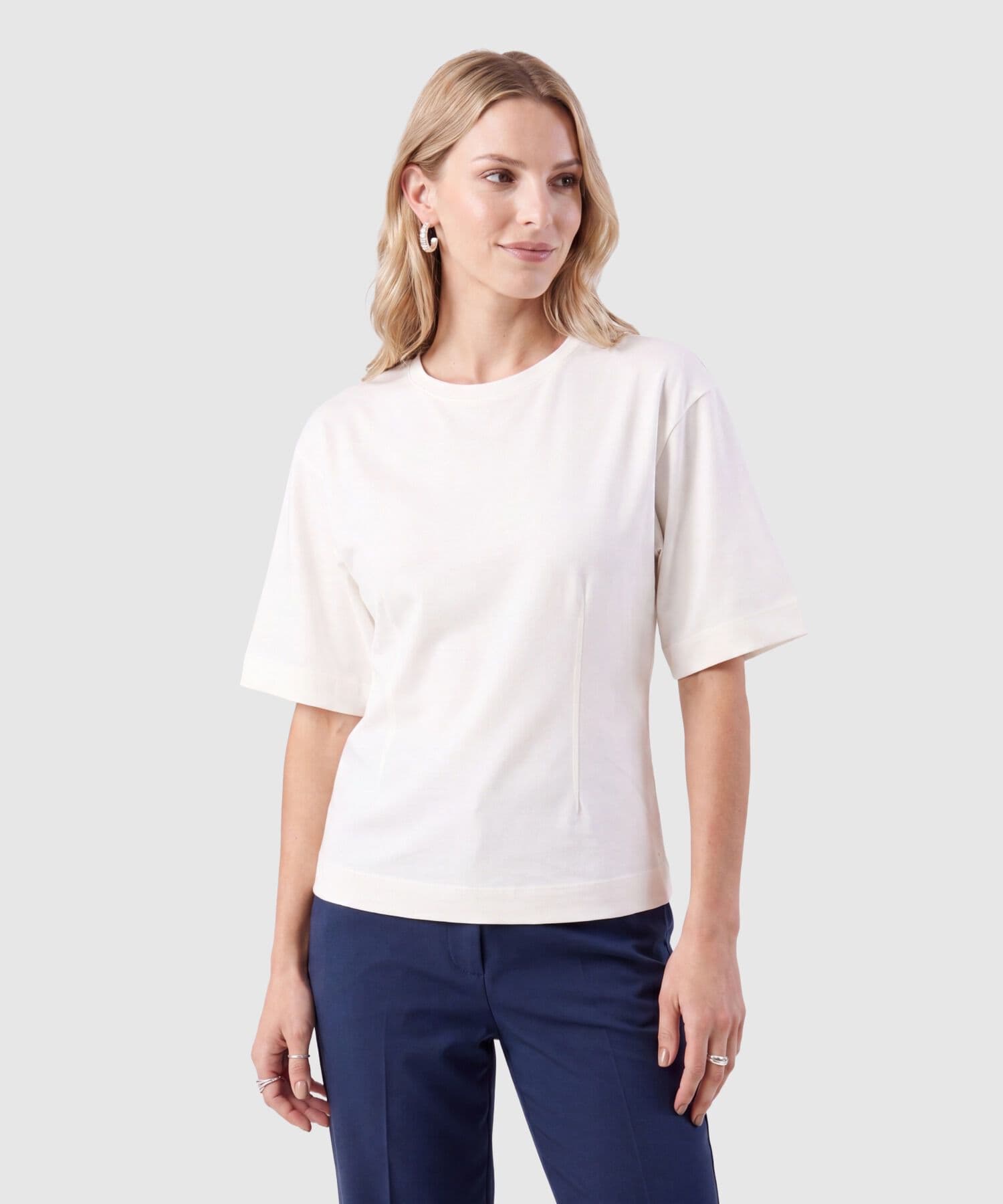 Camiseta Palma de Noche blanco para mujer, vista principal