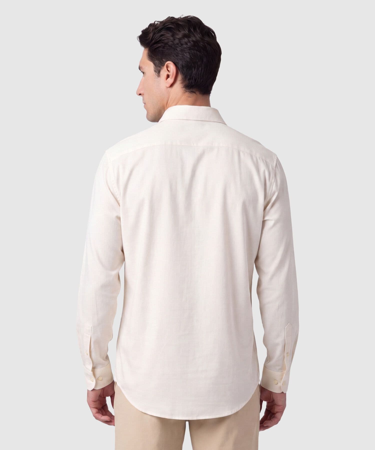 Camisa Dorada de Día azul índigo para hombre, vista 4