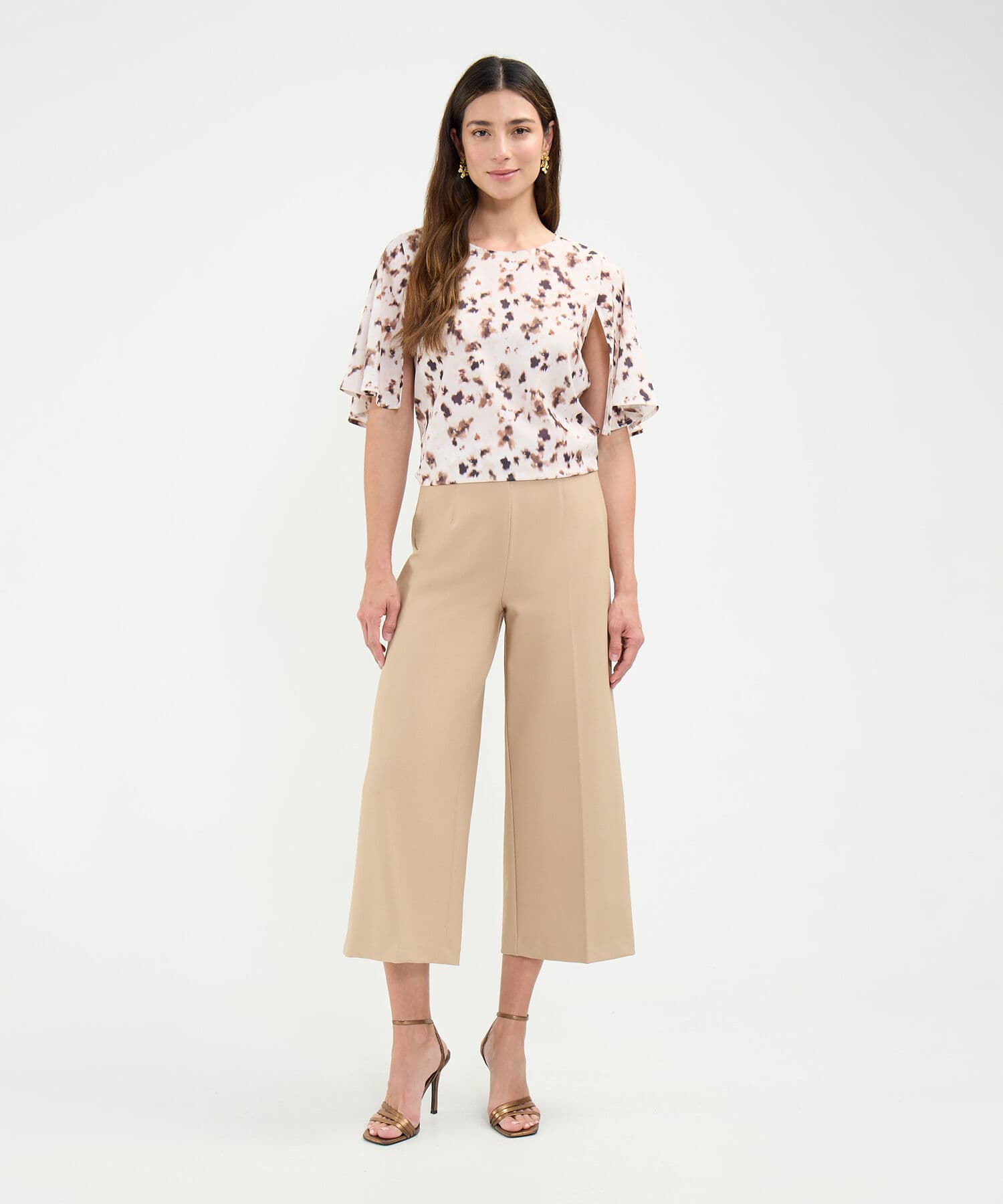 Pantalón Solana Urbano arena para mujer, vista 2
