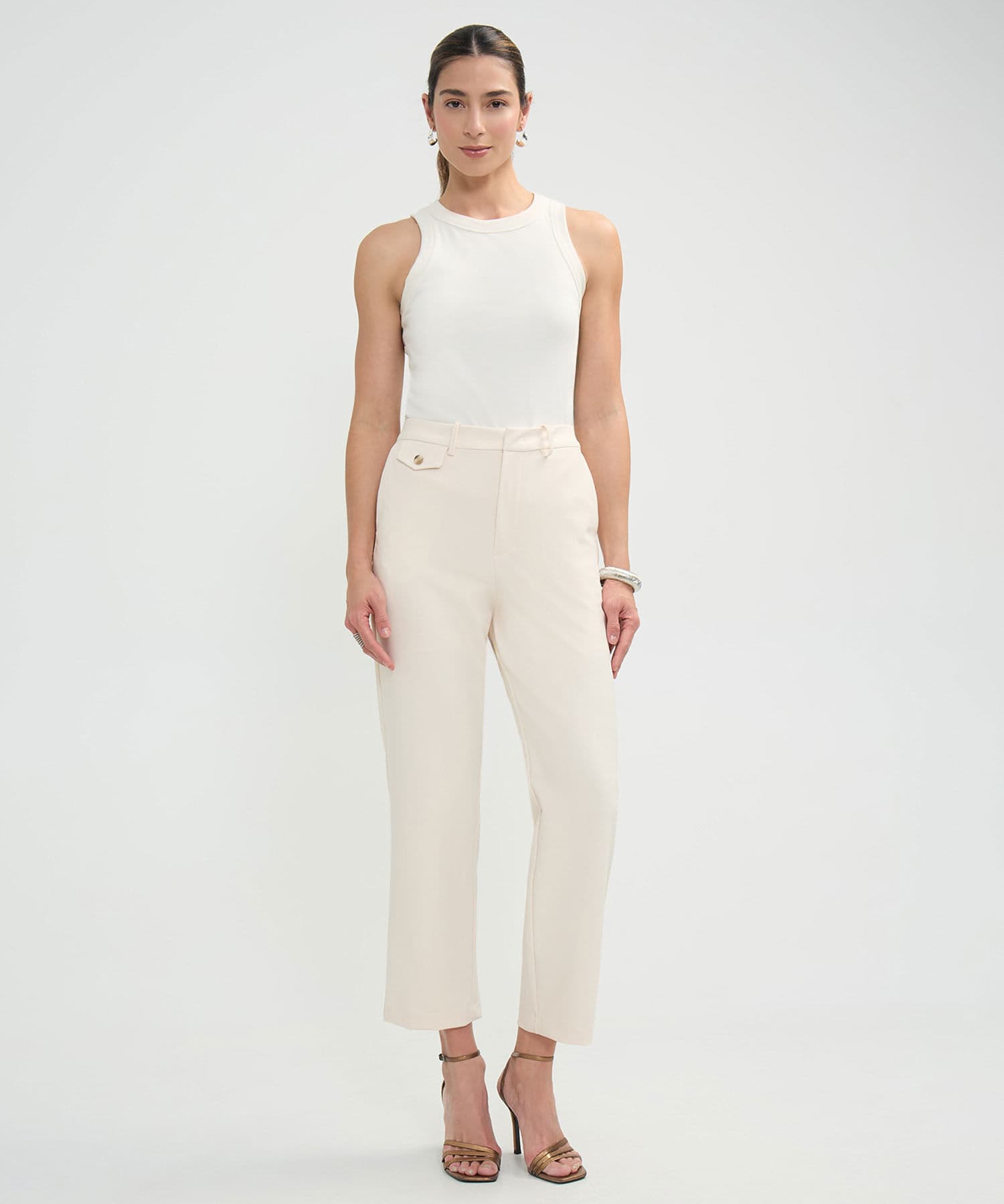 Pantalón Julieta Suave arena para mujer, vista 2