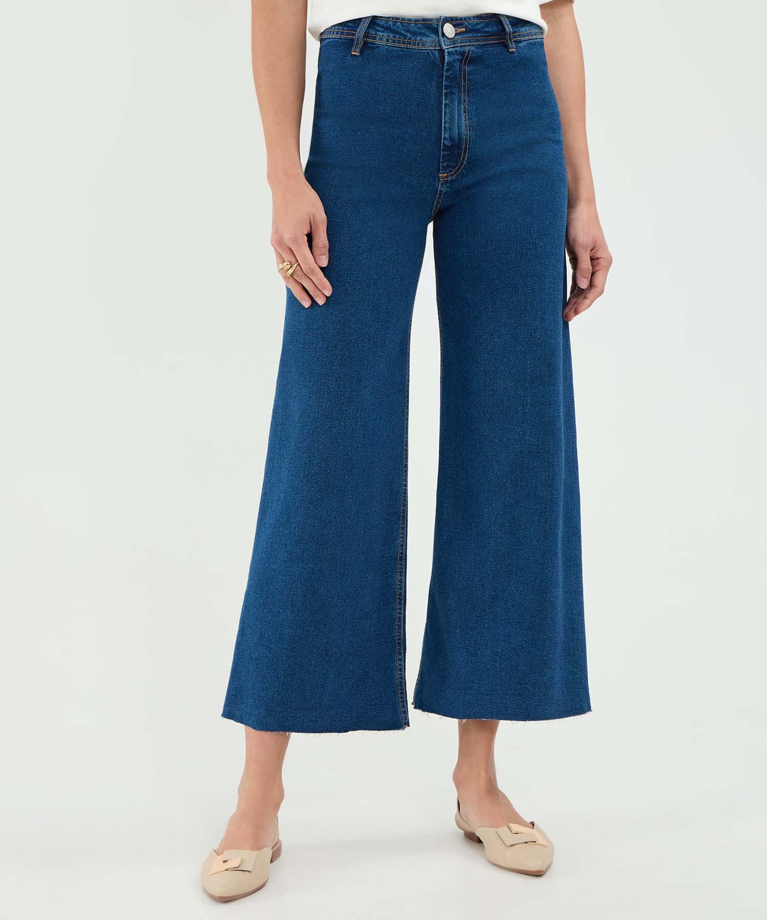 Jean Horizonte Edición Lino azul marino para mujer, vista principal