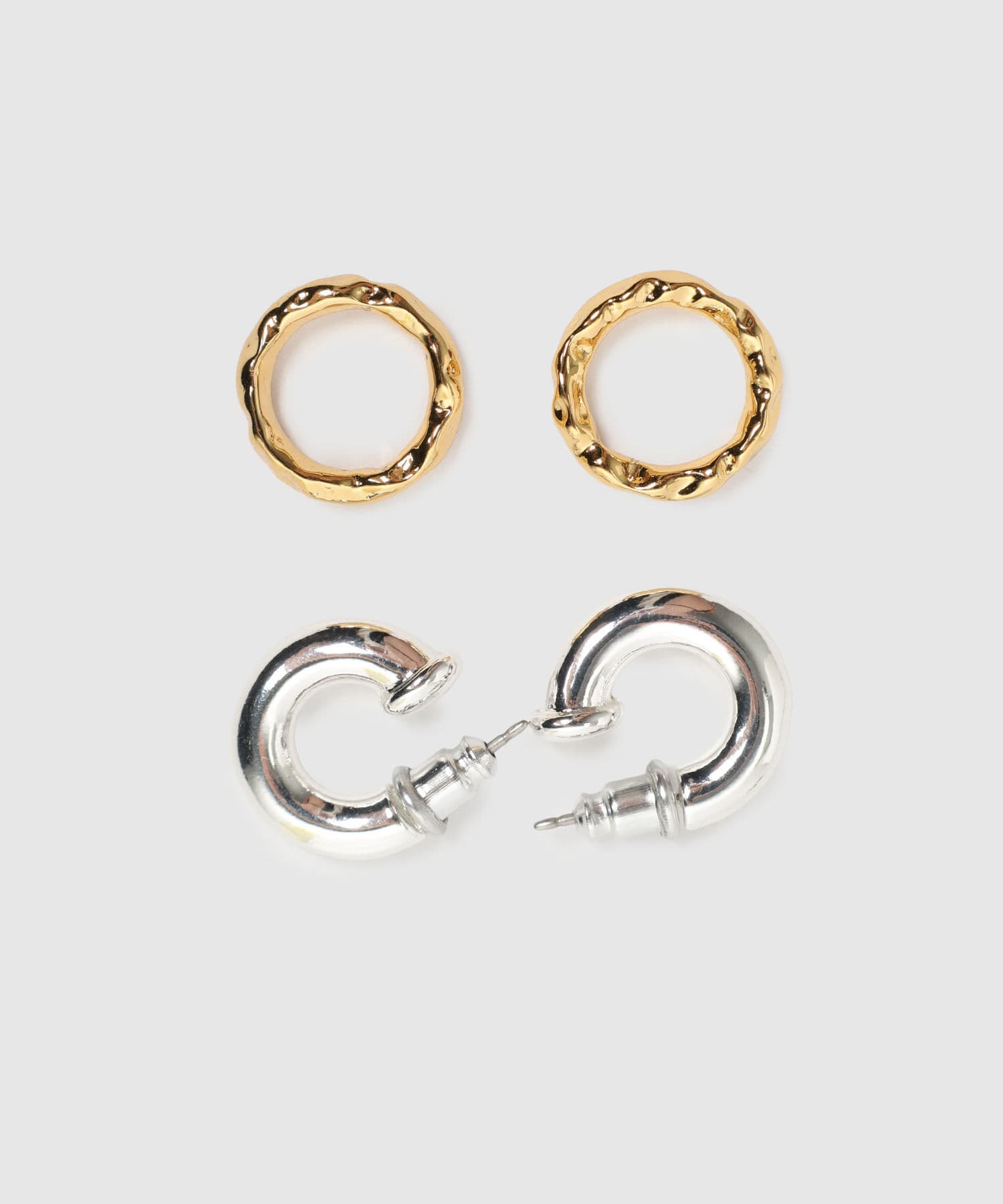 Aretes Selva Contemporáneo vinotinto para mujer, vista 3