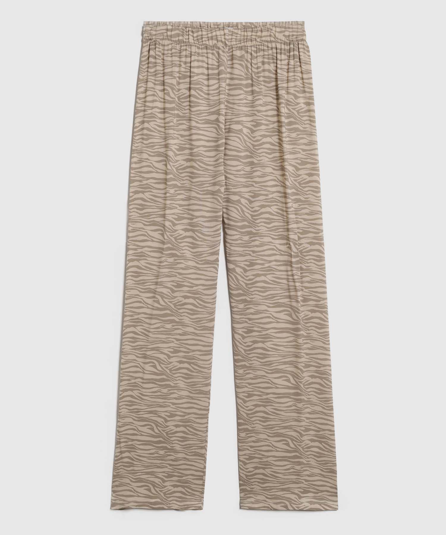 Pantalón Carmín Contemporáneo café para mujer, vista 3