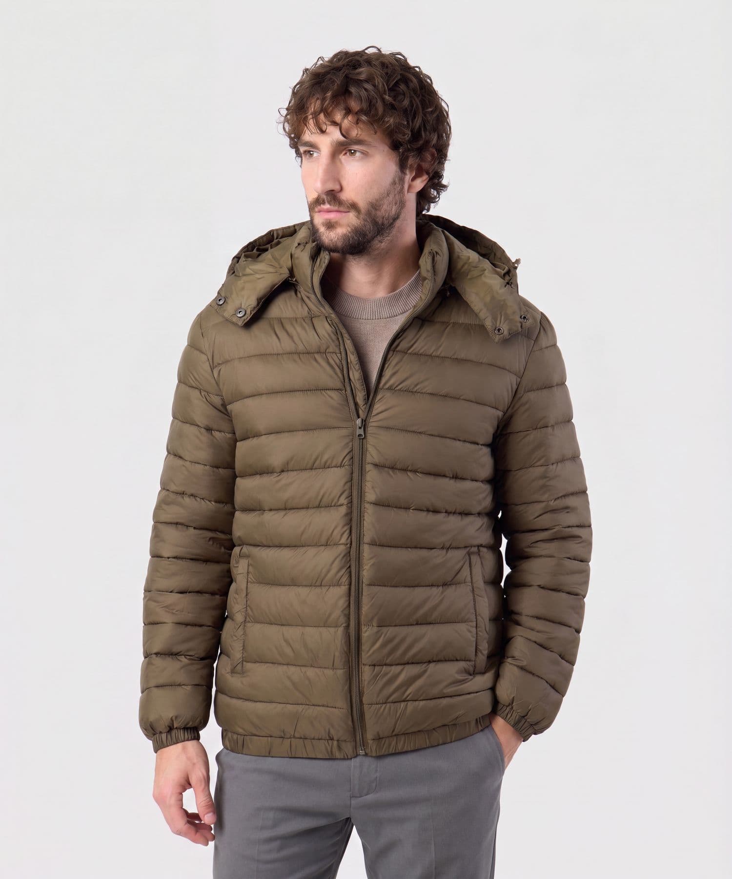 Chaqueta Granada de Viaje verde oliva para hombre, vista principal