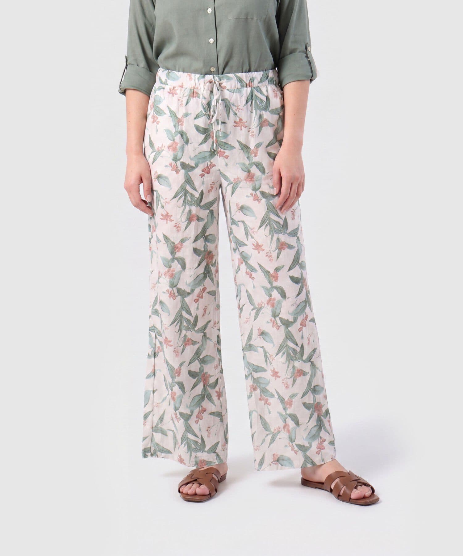 Pantalón Siena Ligero verde oliva para mujer, vista principal