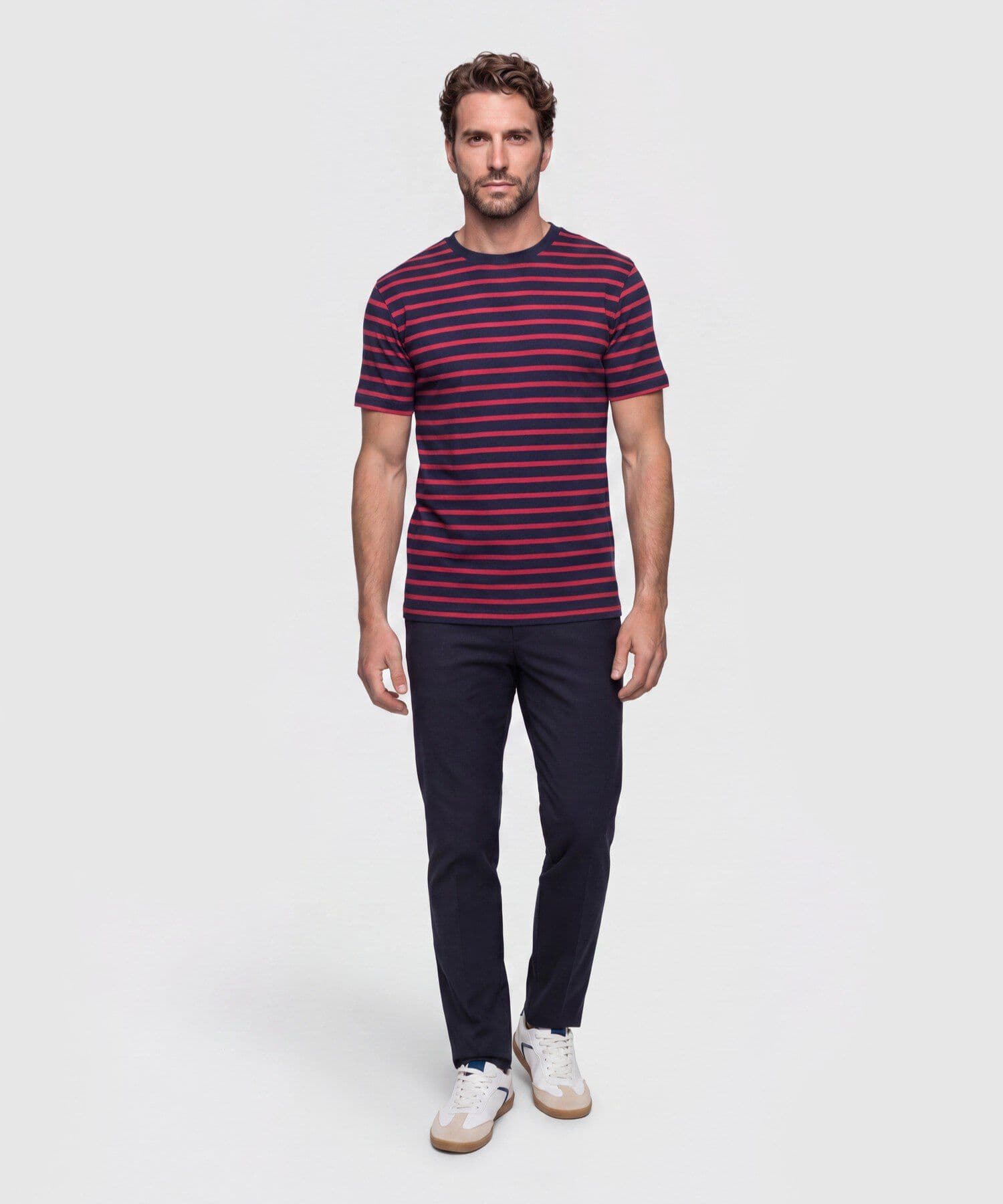Camiseta Cobalto Clásico azul marino para hombre, vista 2