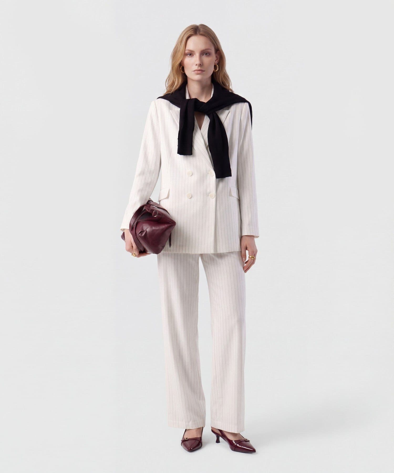 Chaqueta Jacaranda Esencial blanco para mujer, vista 2