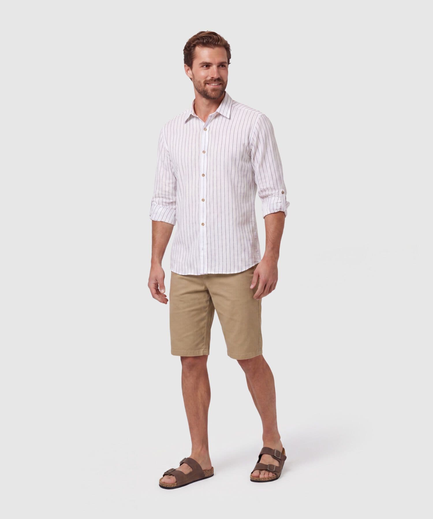 Camisa Candelaria Ligero blanco para hombre, vista 2