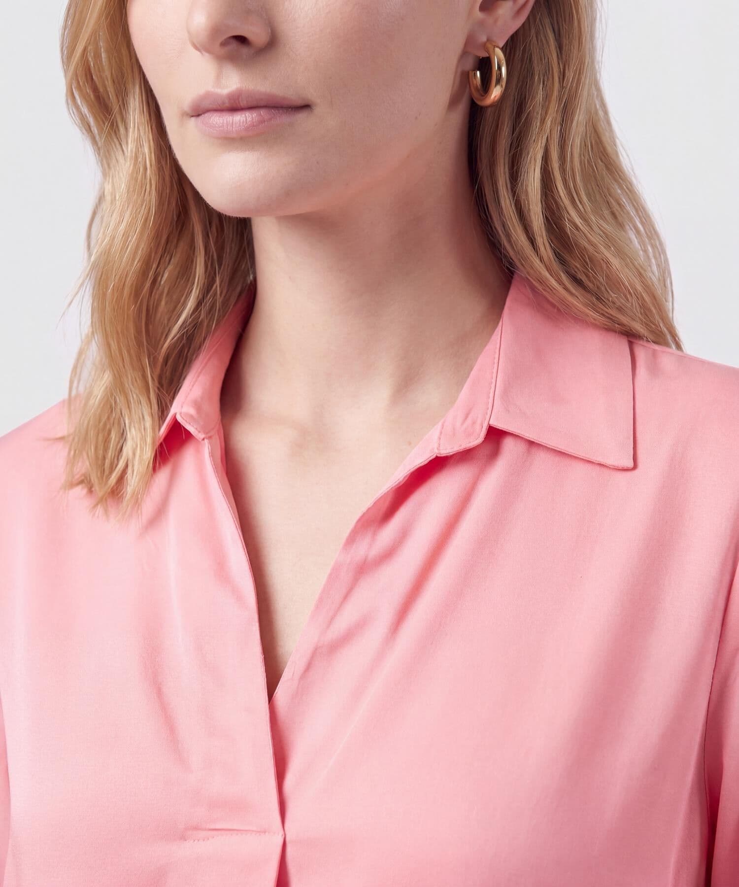 Blusa Horizonte Edición Índigo rosa empolvado para mujer, vista 3