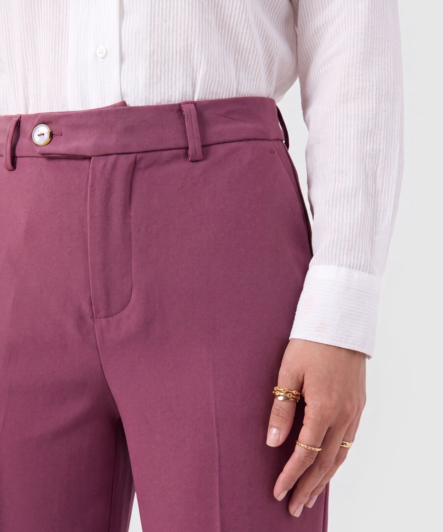 Pantalón Tierra Contemporáneo arena para mujer, vista 3