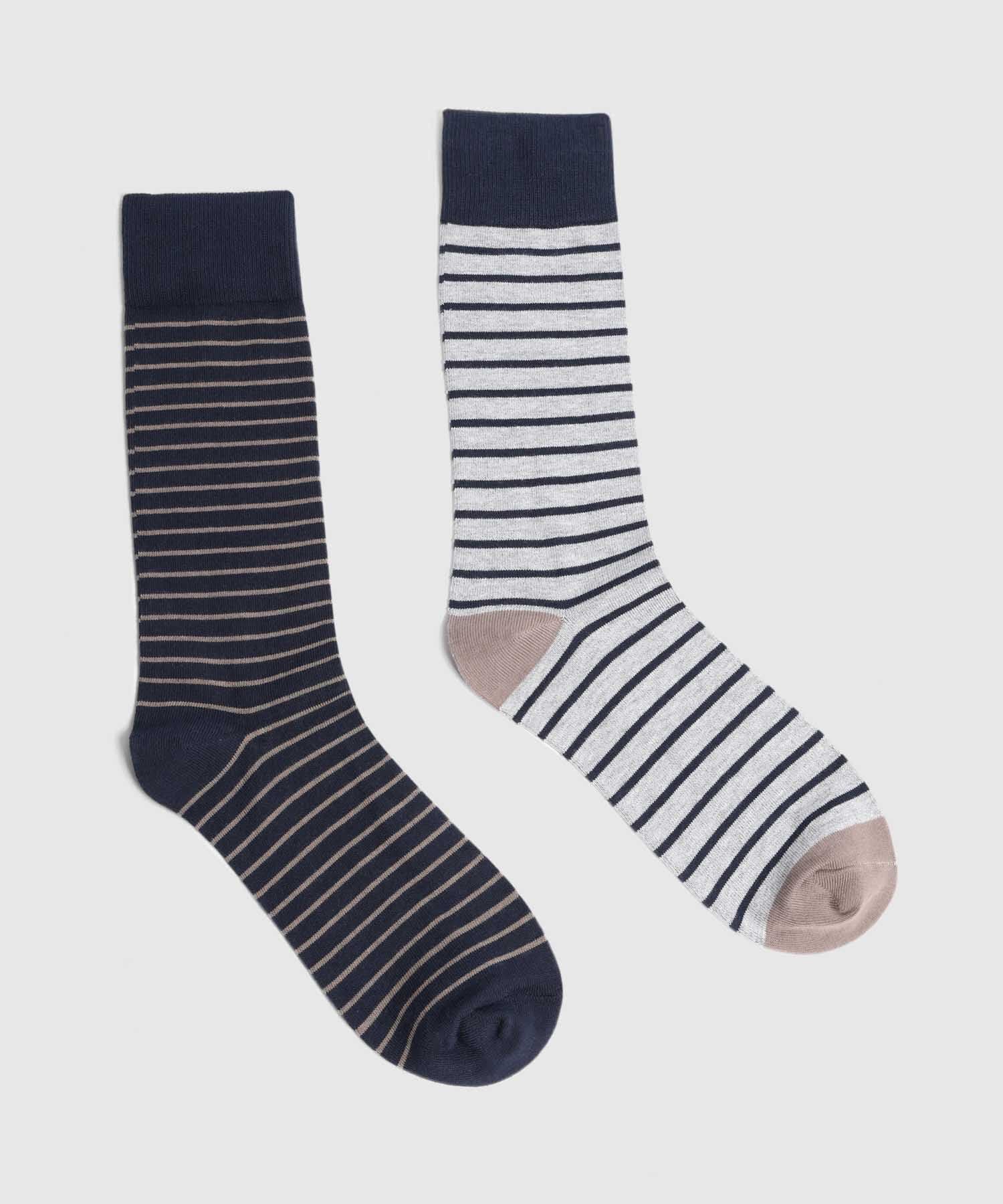 Medias Tierra de Noche mostaza para hombre, vista principal