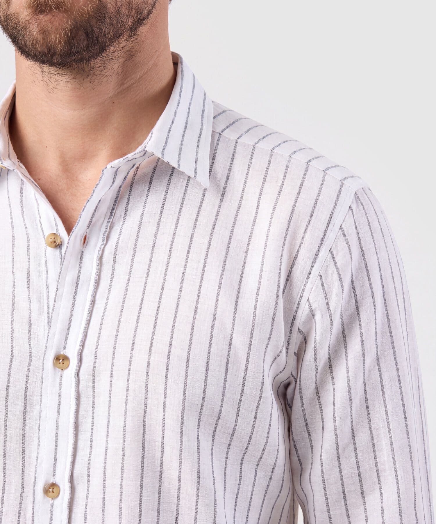 Camisa Candelaria Ligero blanco para hombre, vista 3