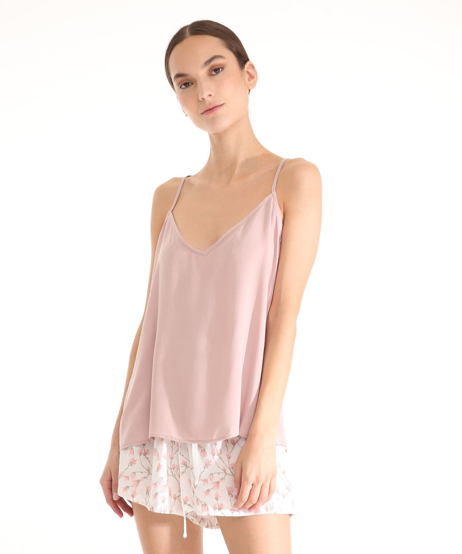 Camiseta Lumbre de Día rosa empolvado para mujer, vista 2