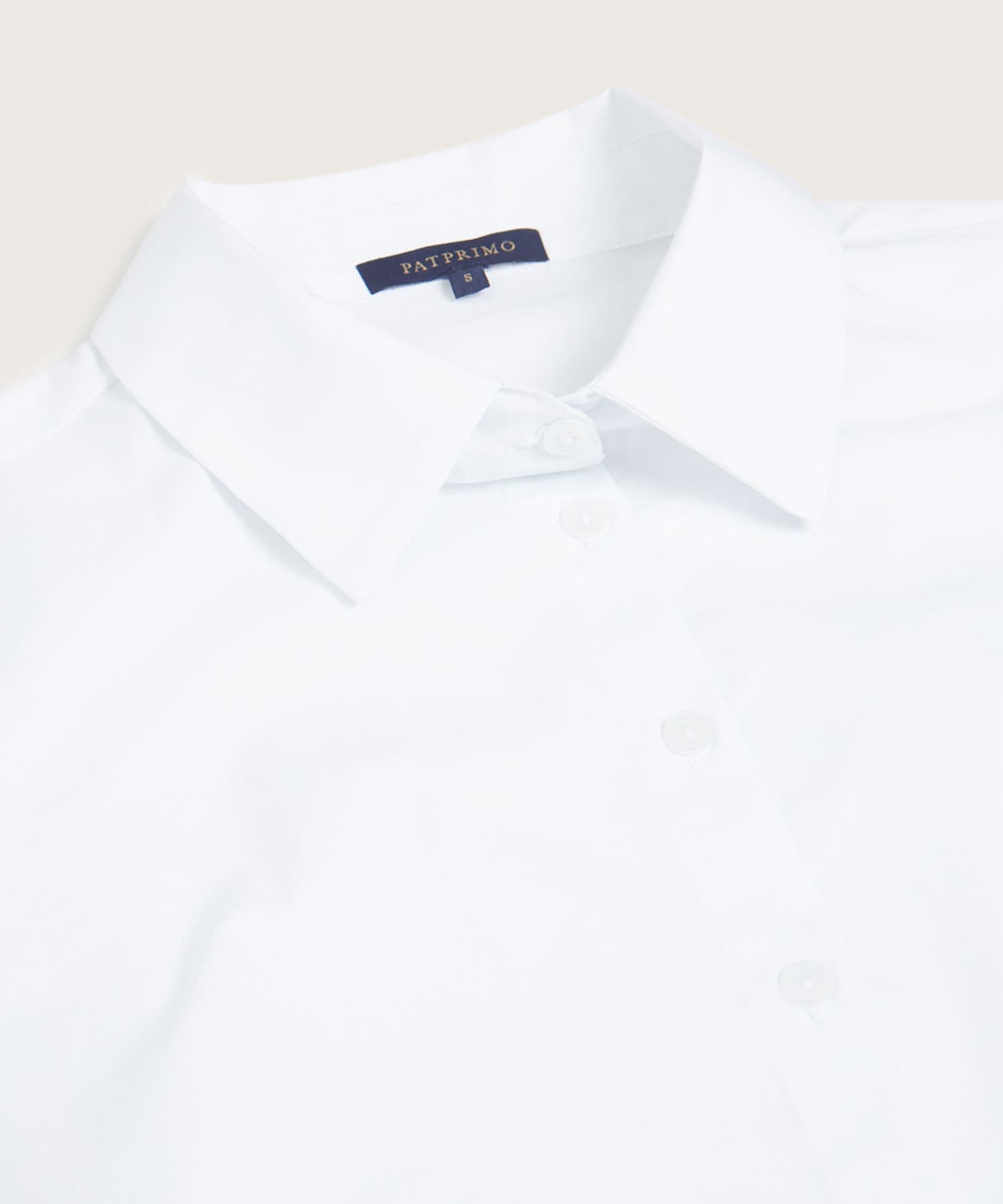 Camisa Coral Texturizado blanco para mujer, vista 2