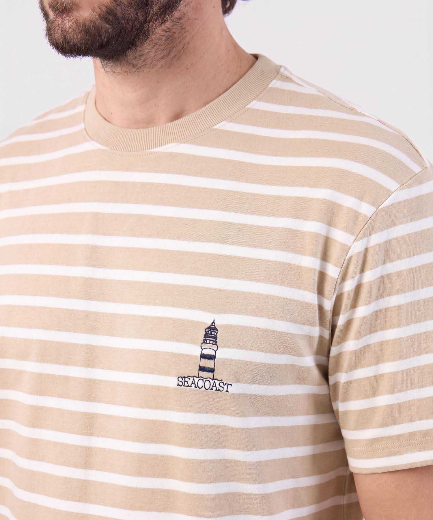 Camiseta Brisa Sastre arena para hombre, vista 3